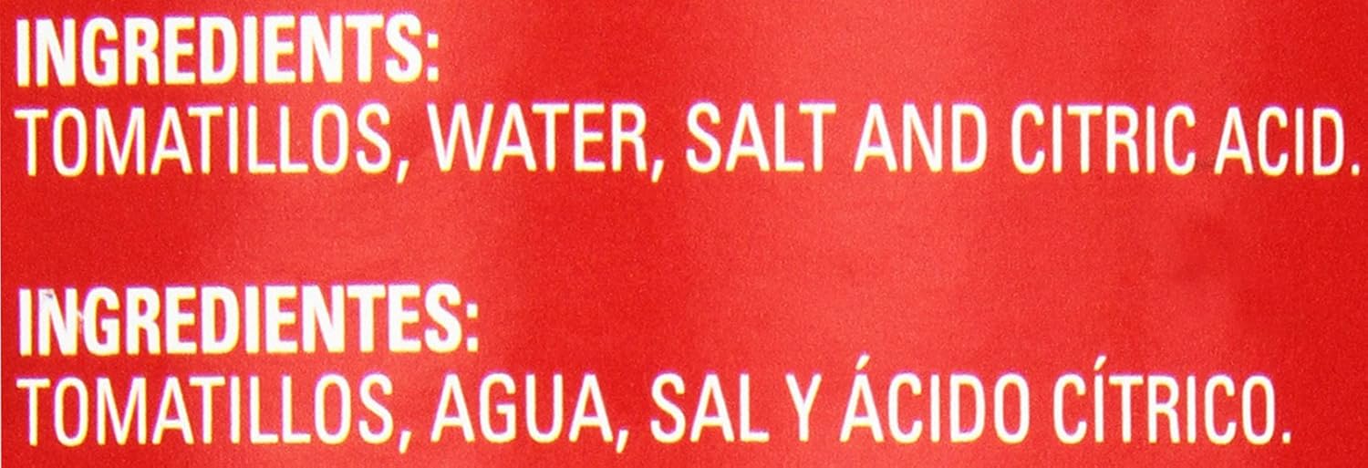 La Costena Tomatillos 794g - Whole Cooked Tomatillos in Water with Citric Acid 4