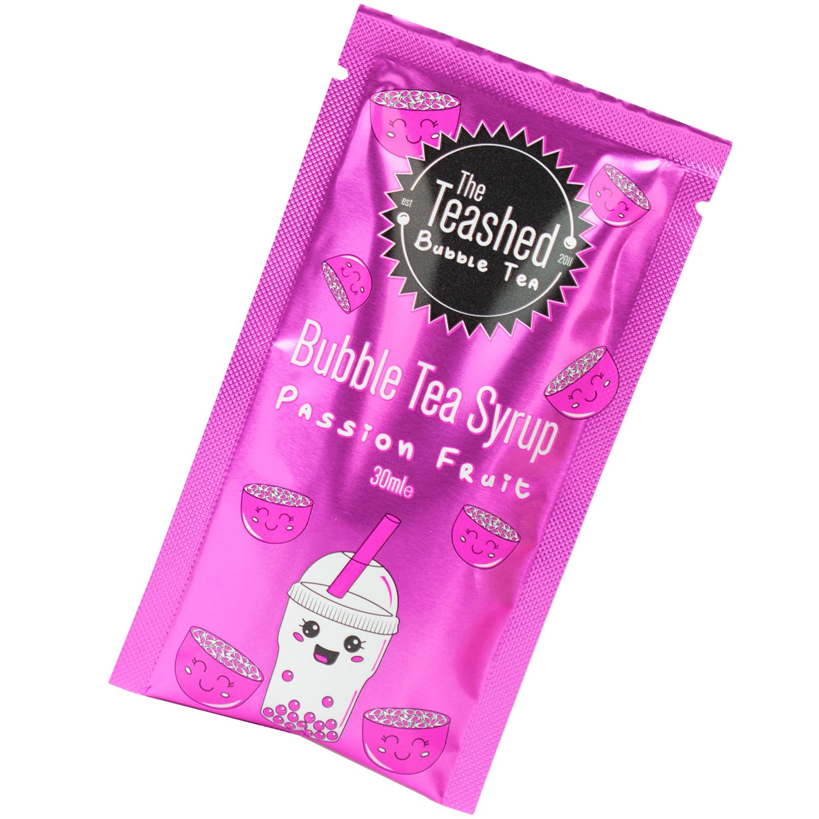 The TeaShed Passion Fruit Bubble Tea Syrup - 30ml Single Serve Sachet