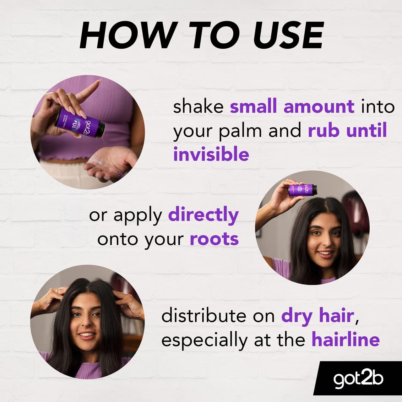 Got2B POWDERful Volumising Styling Powder (10 g) - Vegan Formula for Instant Volume & Root Boost 6