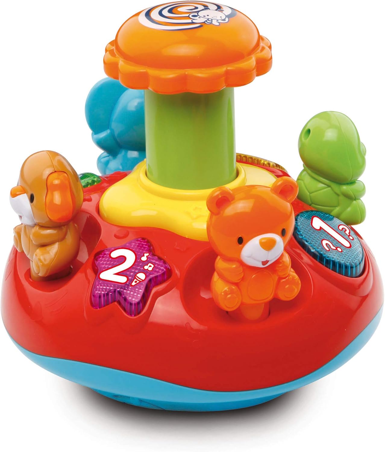 VTech Push and Play Spinning Top Toy - Educational Baby Toy for 0-3 Years 3