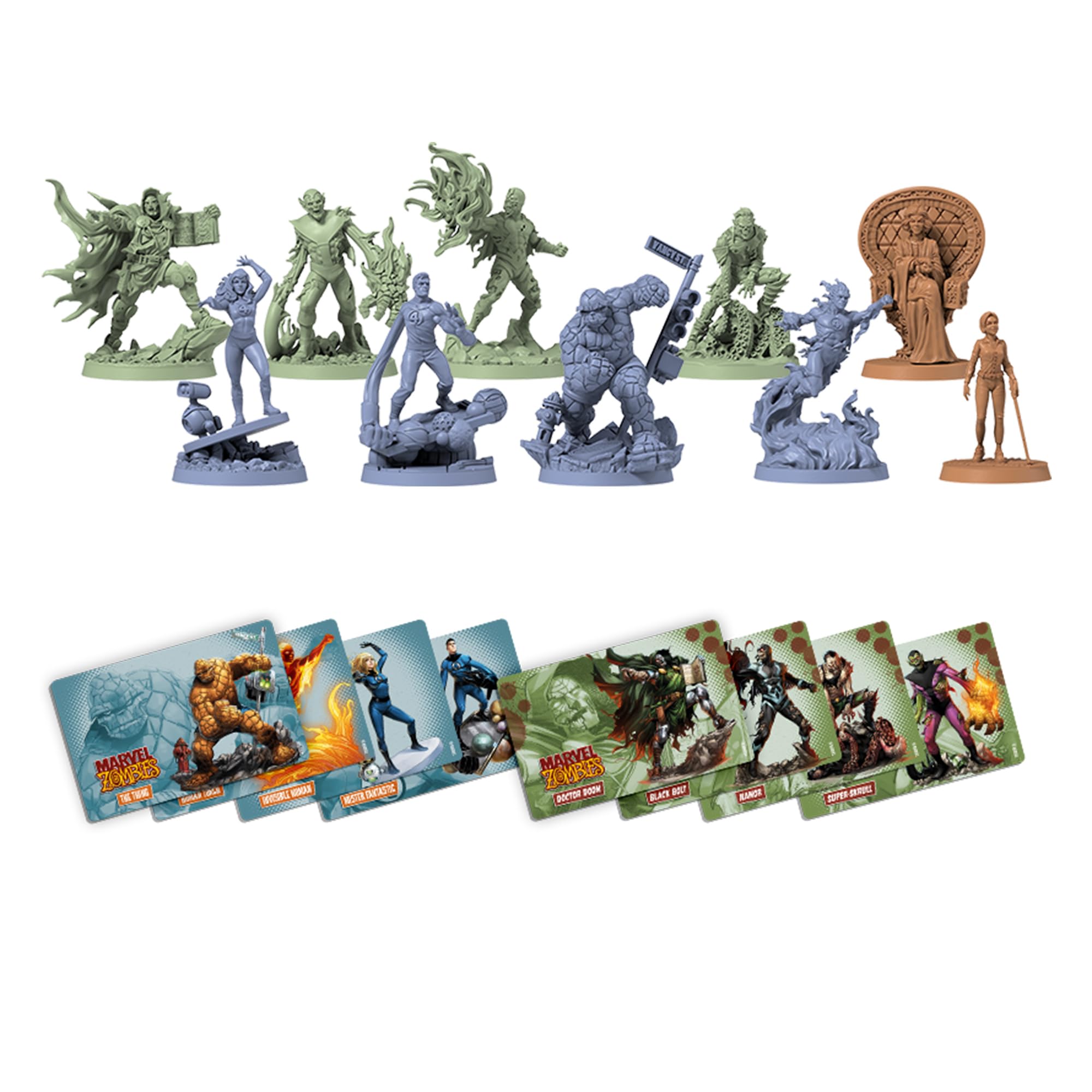 CMON Marvel Zombies: Fantastic 4 Under Siege Miniatures Board Game (CMNMZB004) 4