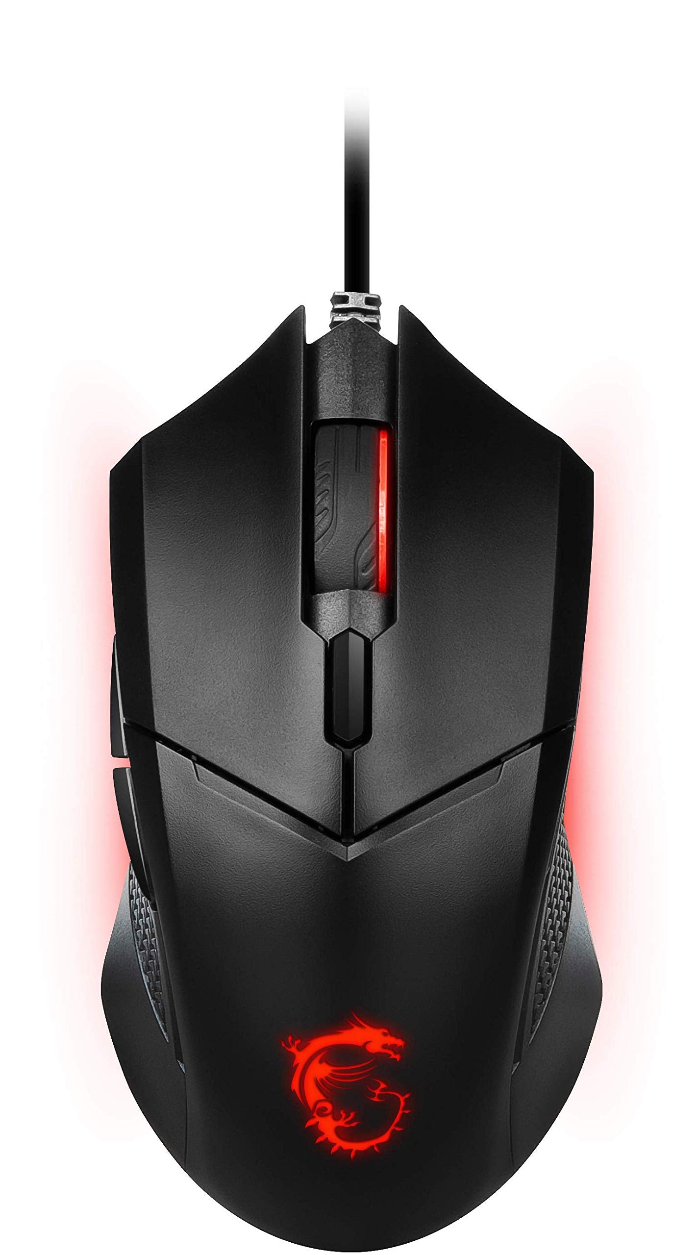 MSI Clutch GM08 Gaming Mouse - 4200 DPI Optical Sensor, Adjustable Weight, 6-Button Symmetrical Design, Red LED, 92g - Wired 7