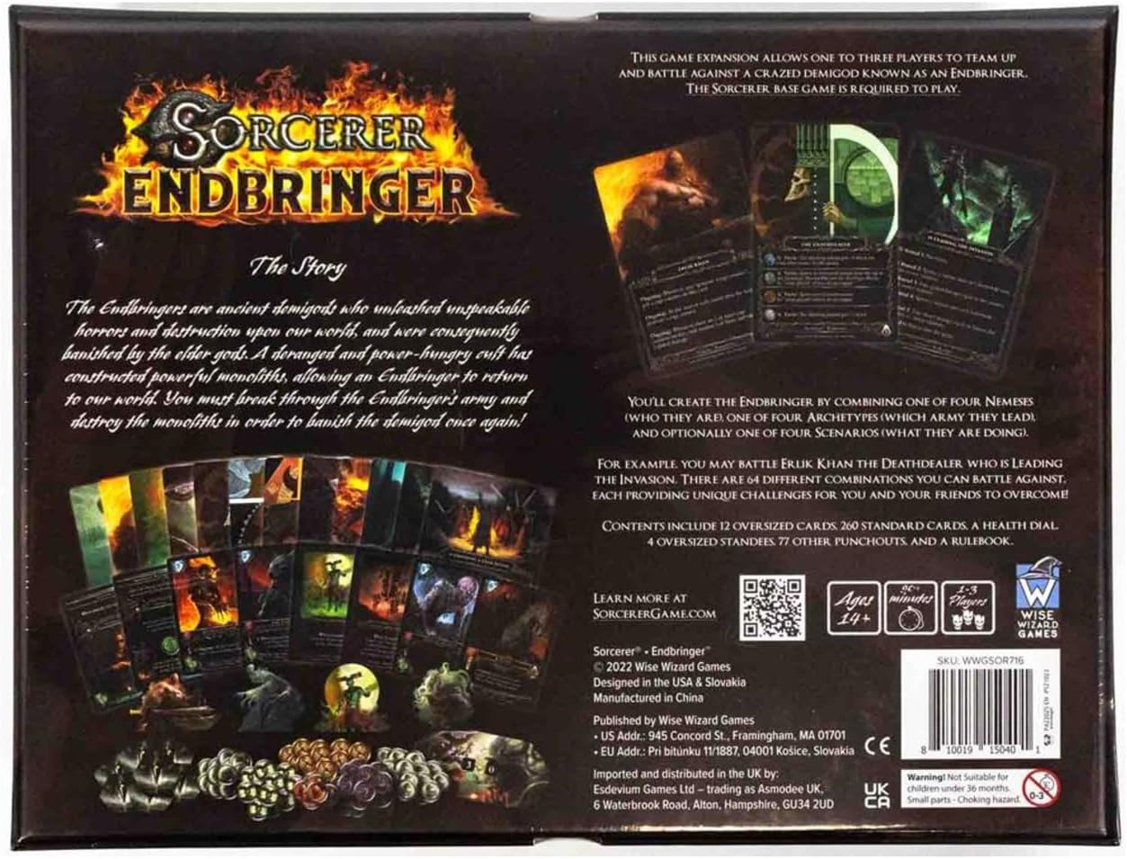 WISE WIZARD GAMES Sorcerer - Endbringer Expansion