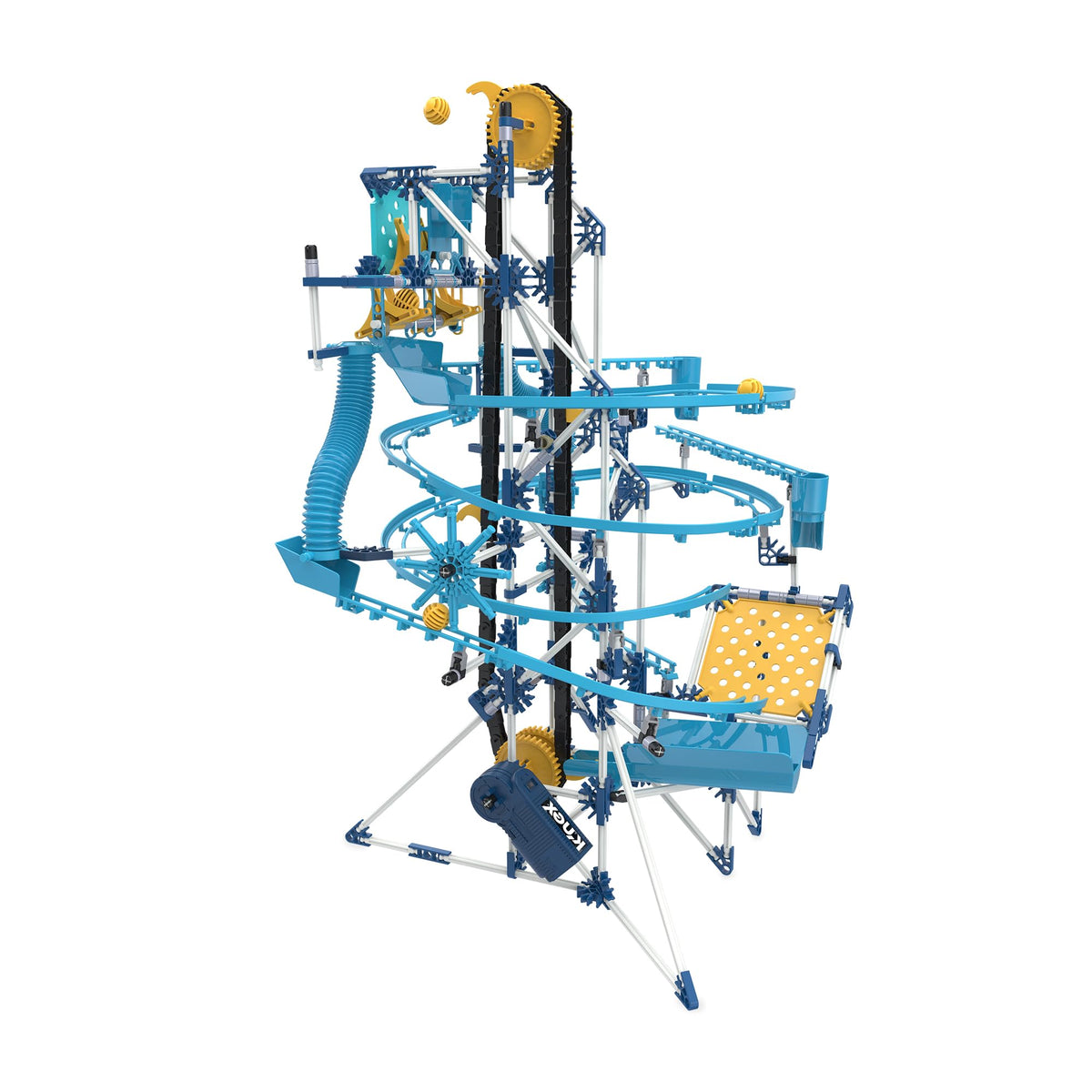 K'NEX Marble Run 3 Model Building Set (Motorised) - 350+ Pieces