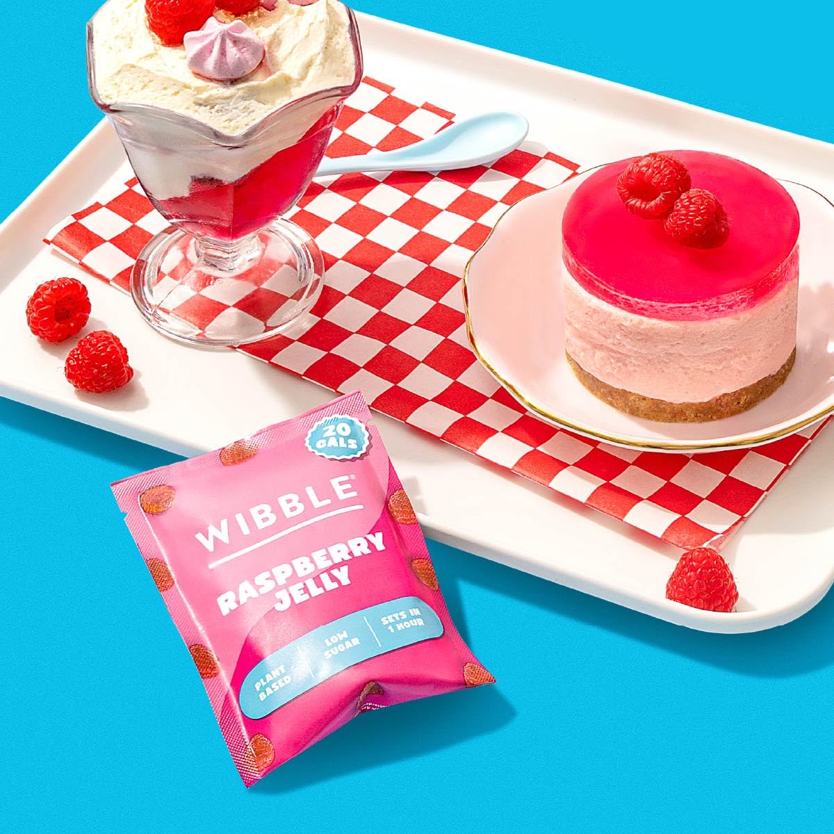 Wibble Natural Crystals Jelly Powder - Low Sugar Variety Pack | 8 Count | Quick Set 3