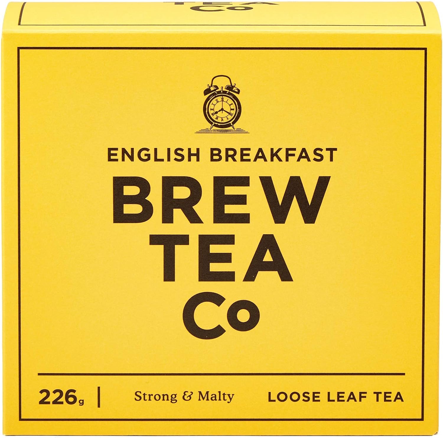 Brew Tea Co English Breakfast Loose Leaf Tea - Strong and Malty - 226g