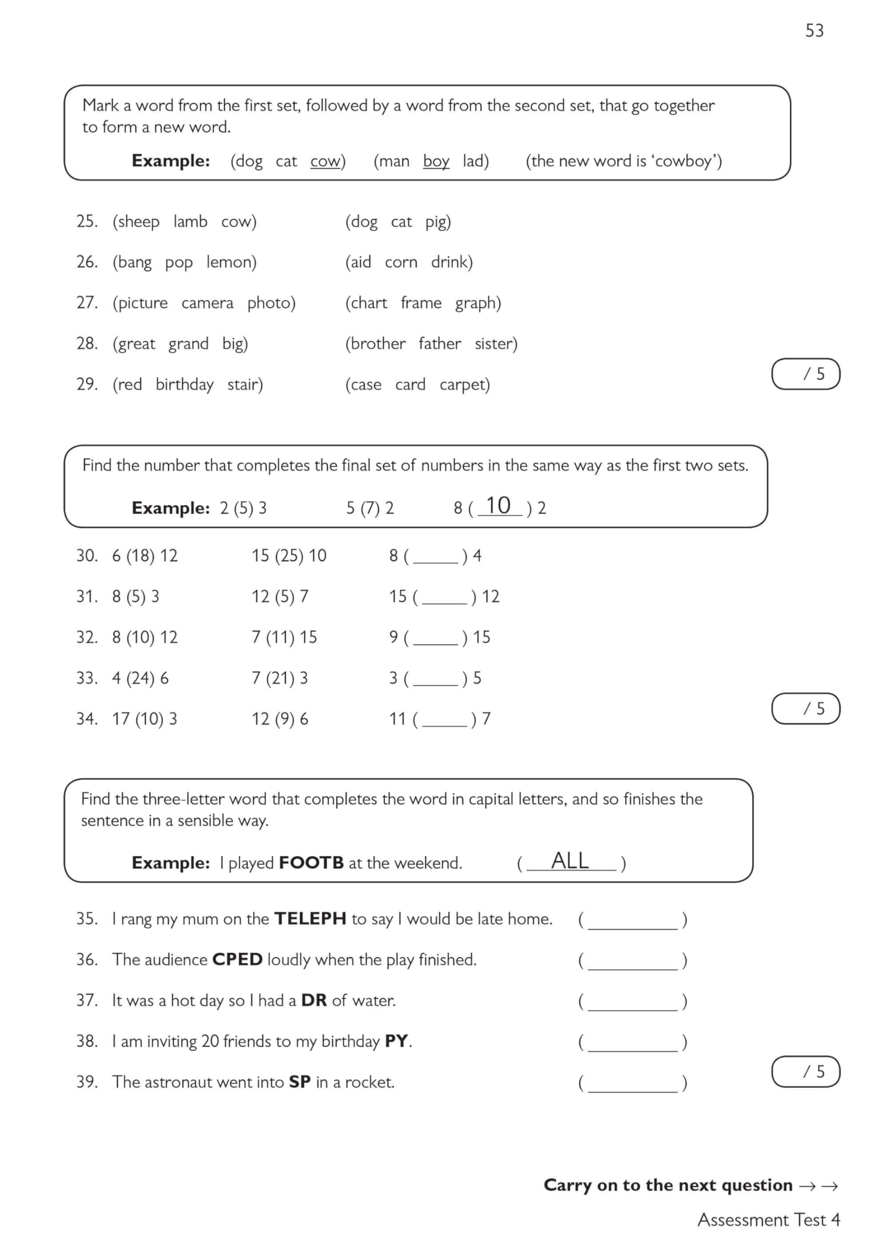 CGP 11+ GL Verbal Reasoning Practice Book & Assessment Tests - Ages 9-10 with Online Edition 8