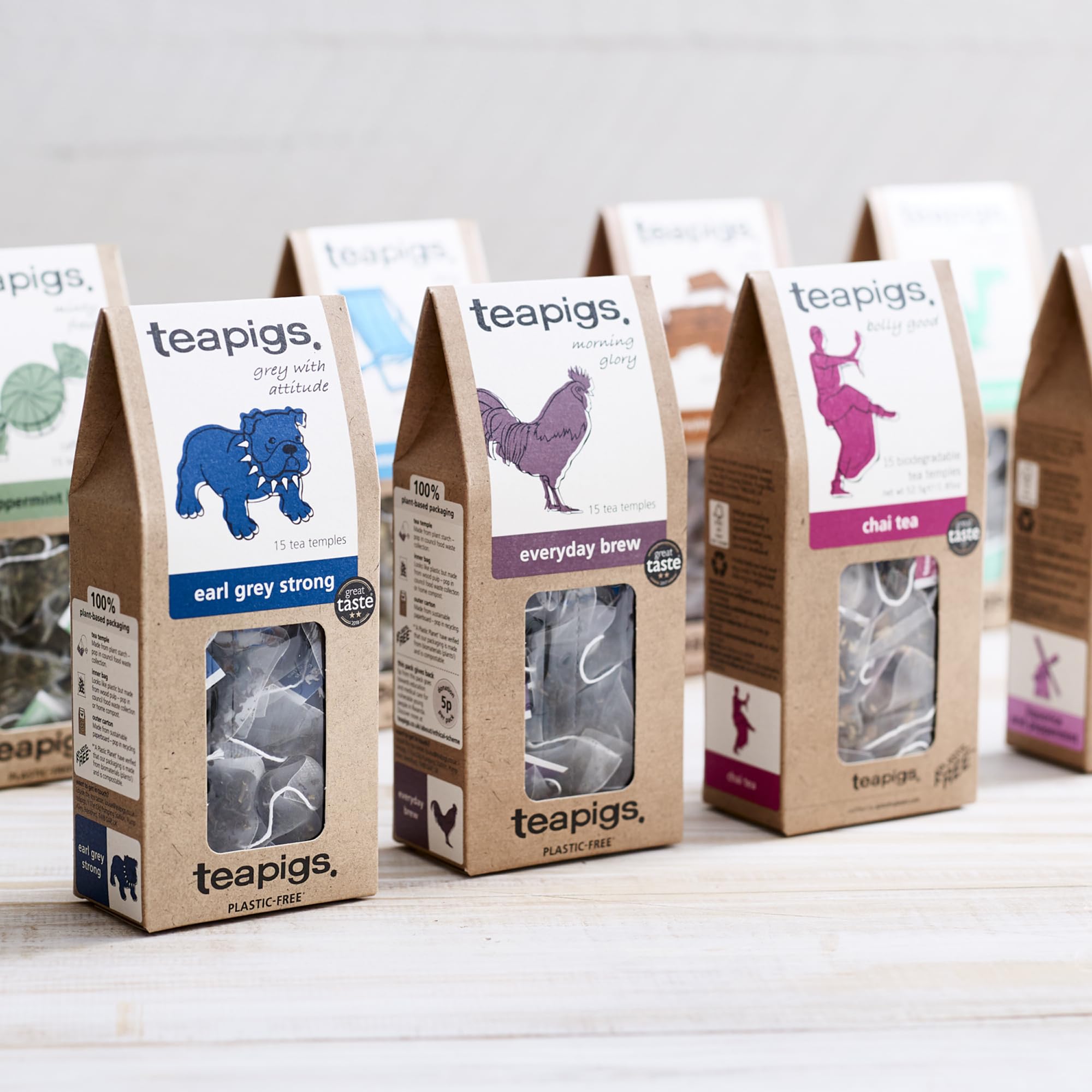 Teapigs Honeybush & Rooibos 50 Tea Temples 10