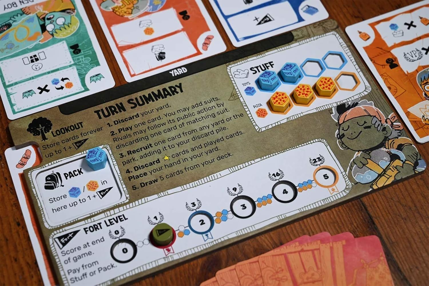 Leder Games Fort Card Game for 2-4 Players