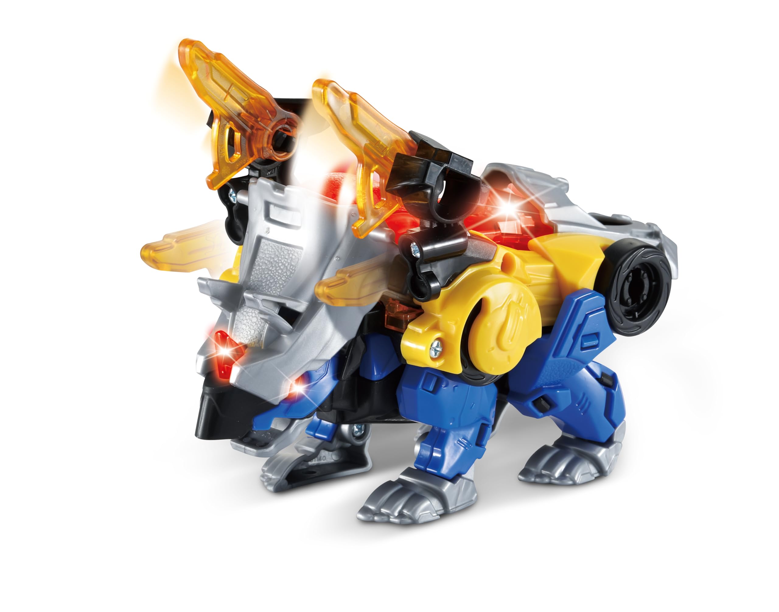 VTech Switch & Go Dinos Thorn The Triceratops Action Figure - 2-in-1 Dino & Car Transforming Toy