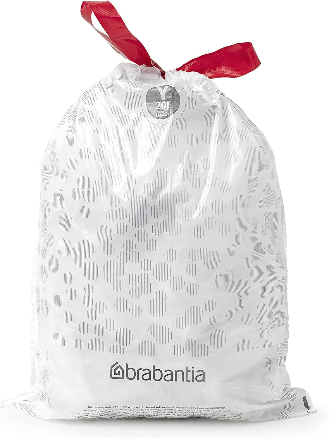 Brabantia - PerfectFit Bin Liners Multipack (Size Y/20 Litre) Thick Plastic 6