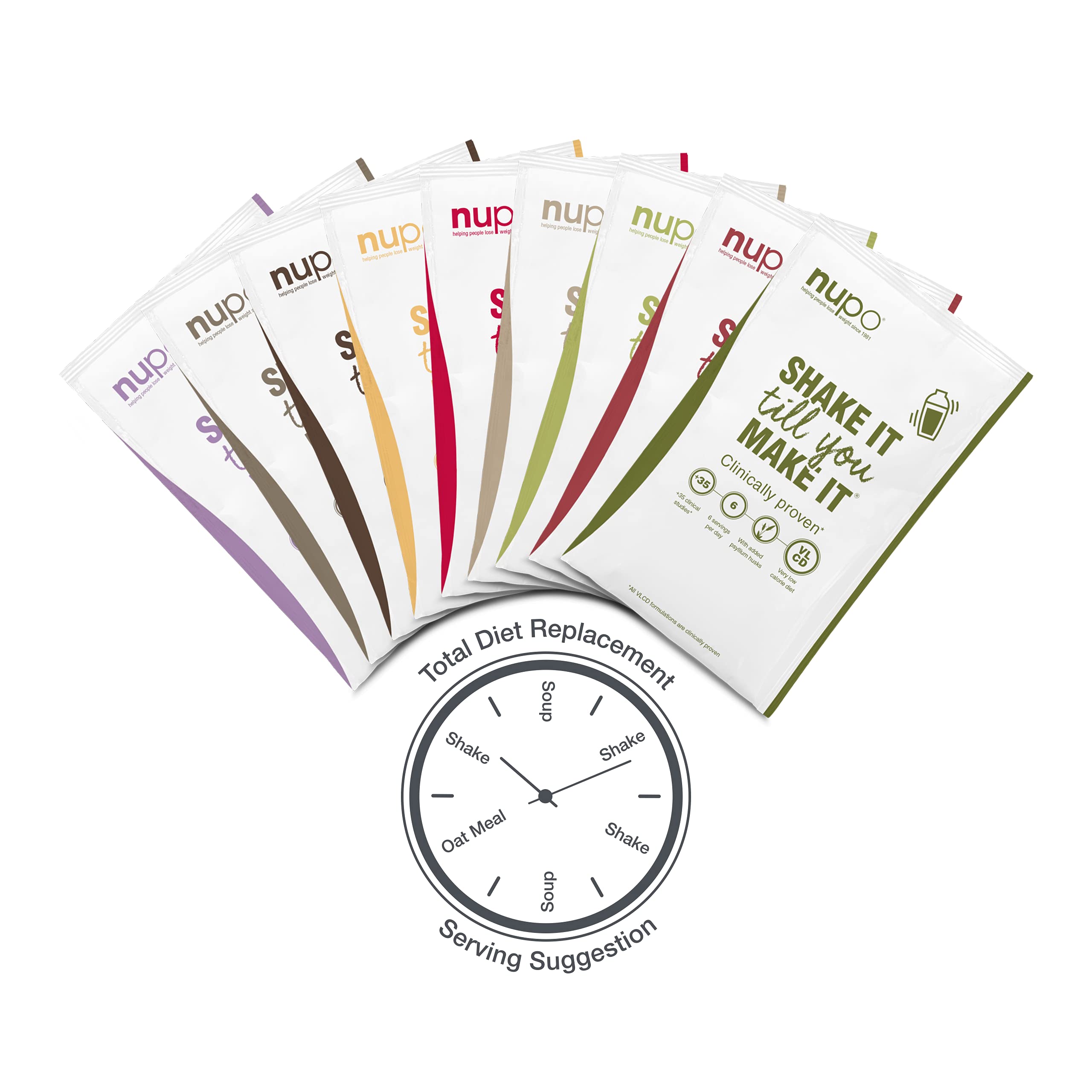 NUPO Diät-Mahlzeitenersatz, glutenfrei, würzige Thai-Hühnersuppe (12 Portionen) 3