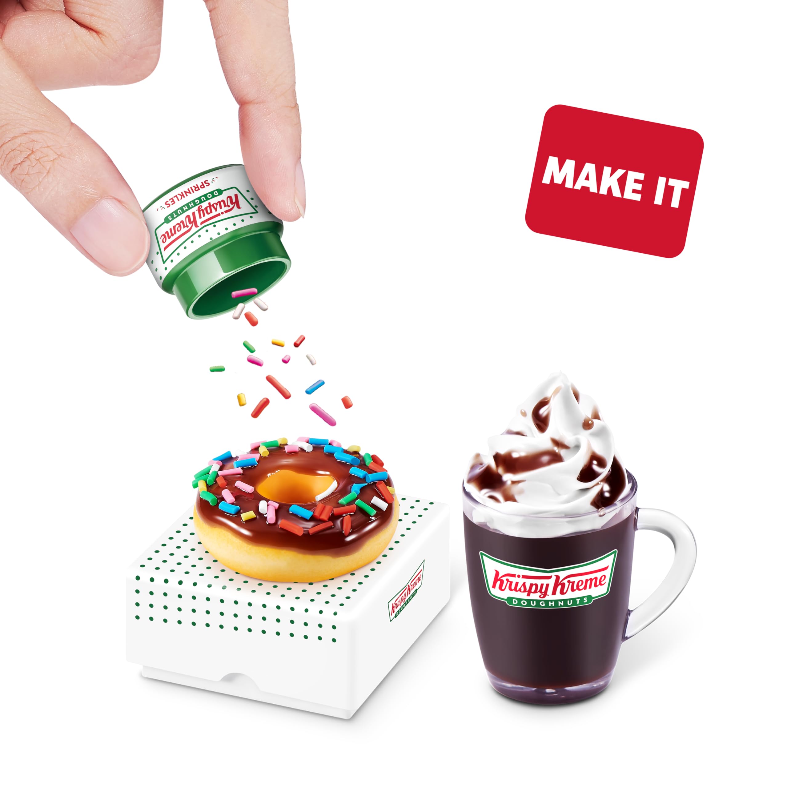 Mini Brands Create Series 1 - Krispy Kreme Mini Doughnut & Drink Capsule Toy 3