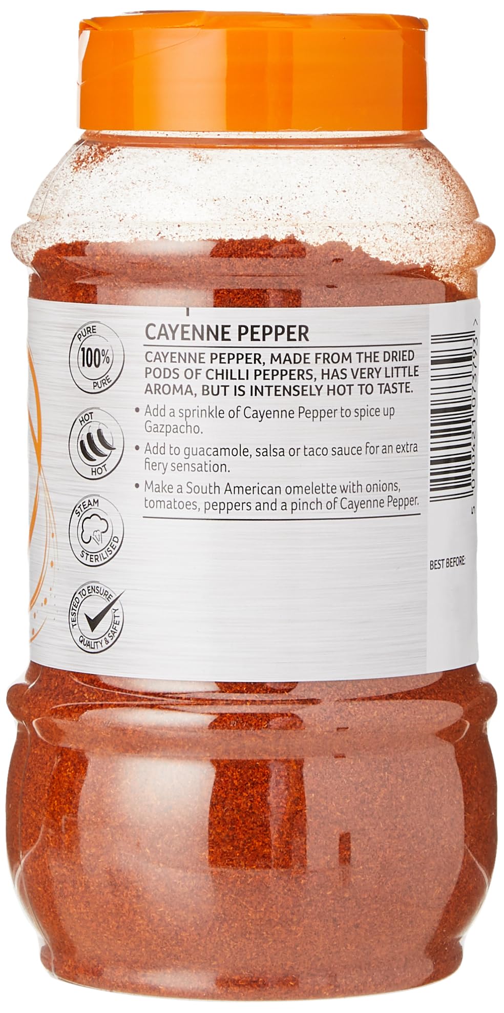 Schwartz Cayenne-Pfeffer – Scharfes Cayenne-Chilipulver für Chili con Carne 3