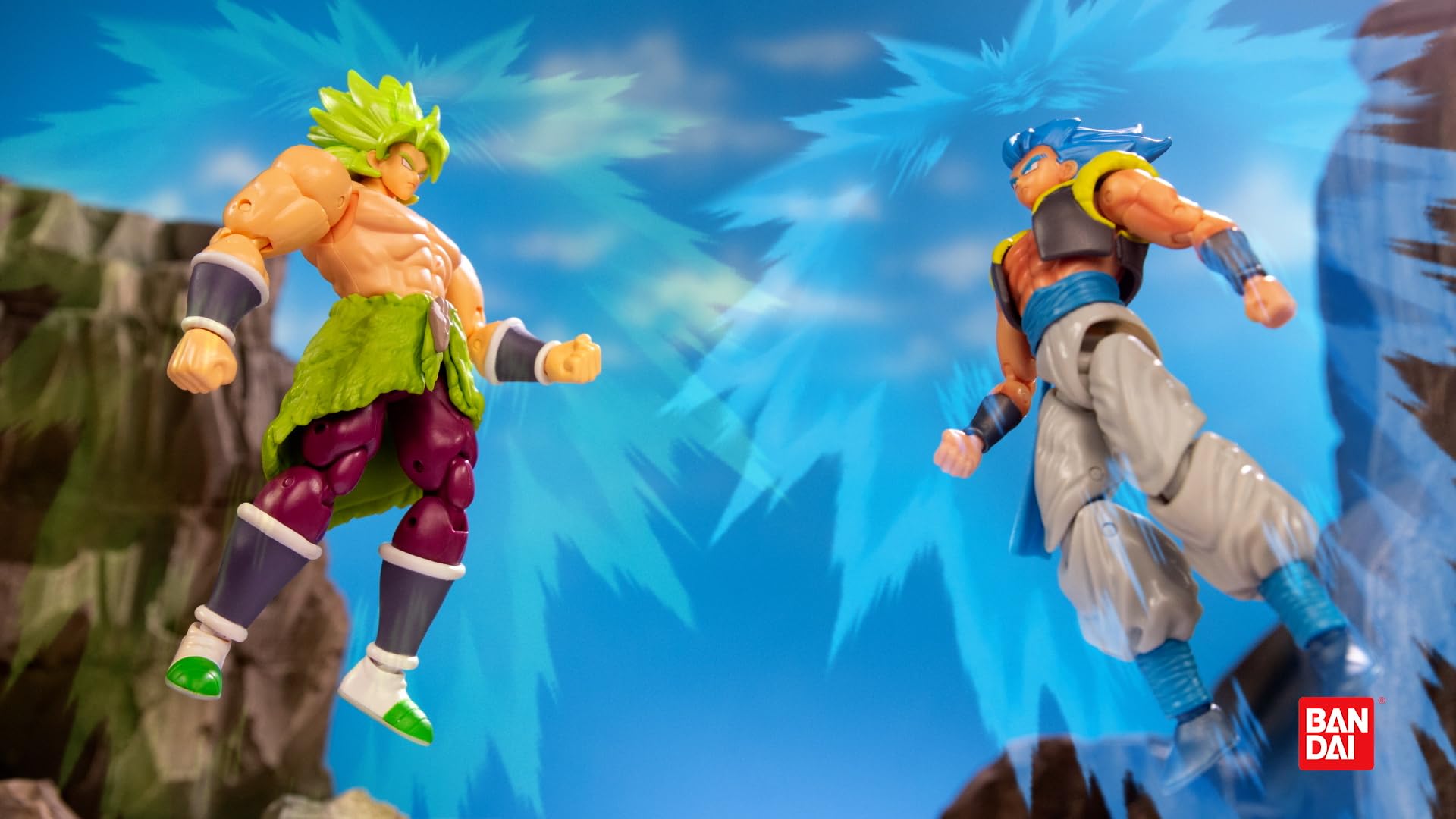BANDAI Dragon Stars Super Saiyan Broly (DBS) Action Figure | 17cm | Ages 4+ | 17 Points of Articulation