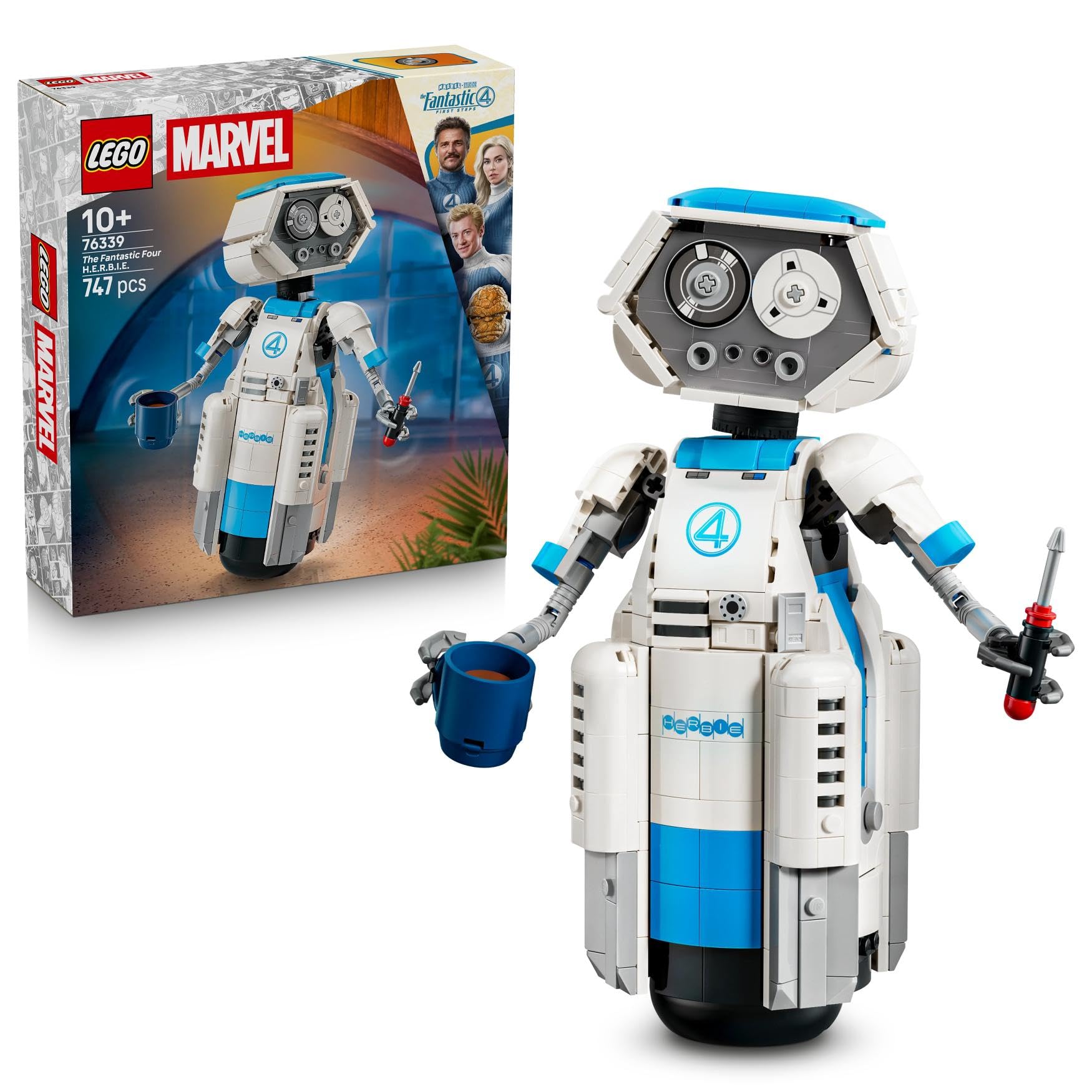 LEGO Marvel The Fantastic Four H.E.R.B.I.E. Building Set - 10+ Years, Multicolor