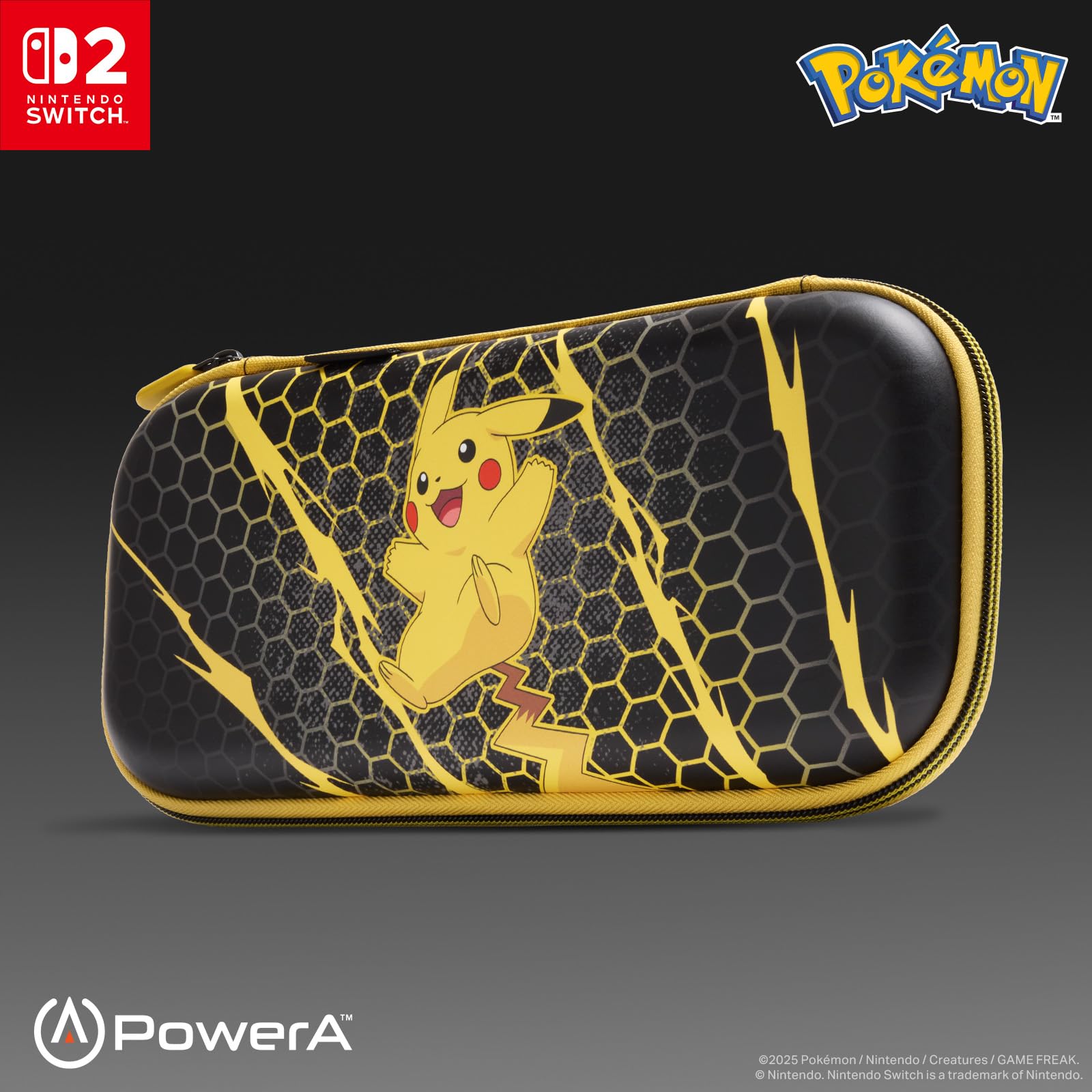 PowerA Slim Case for Nintendo Switch 2 - Pokémon Pikachu Storm, Officially 3