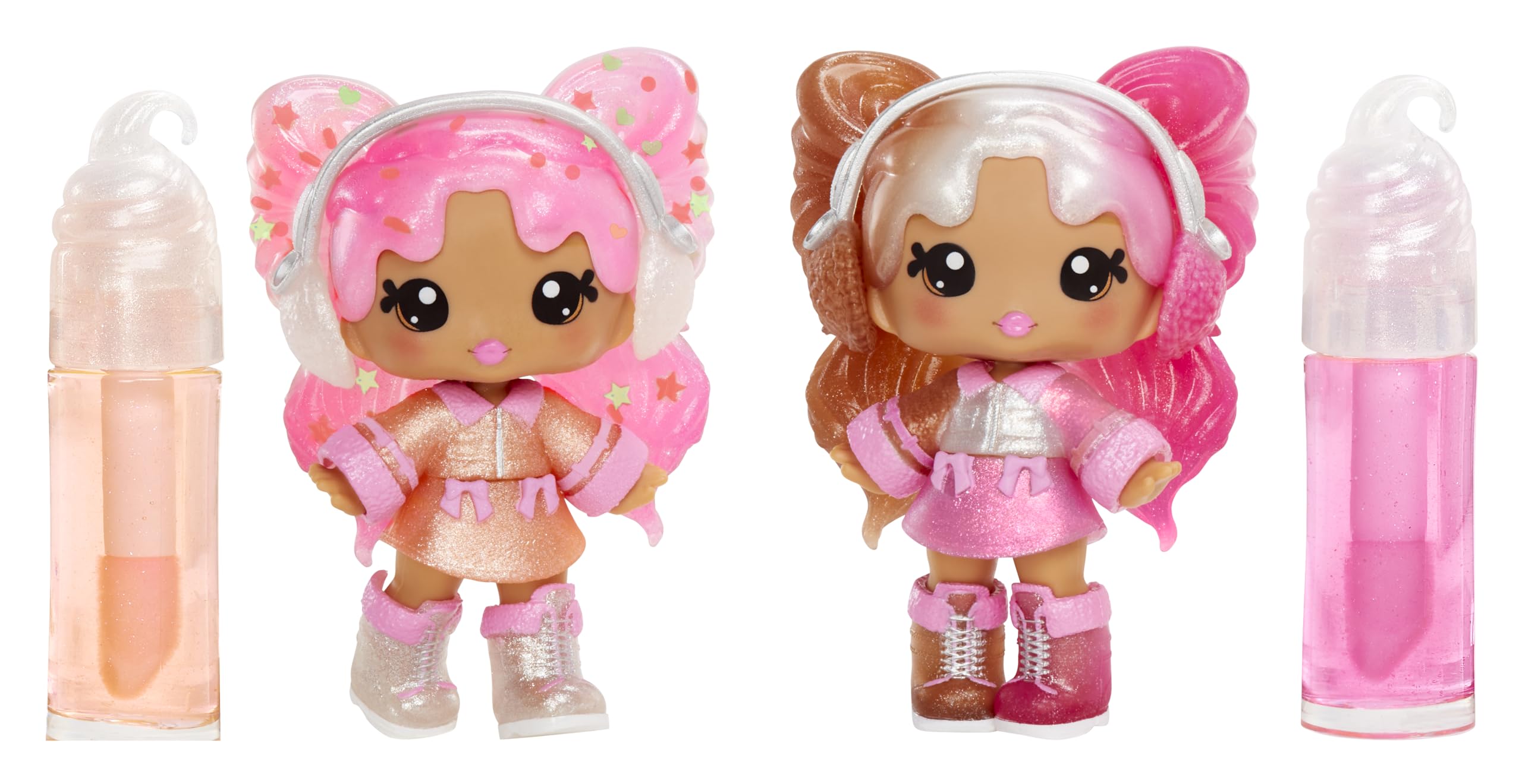 Yummiland Lip Gloss Doll - DIY Lip Gloss Kit with Scented Character & Customisable Fashion - Ages 3+