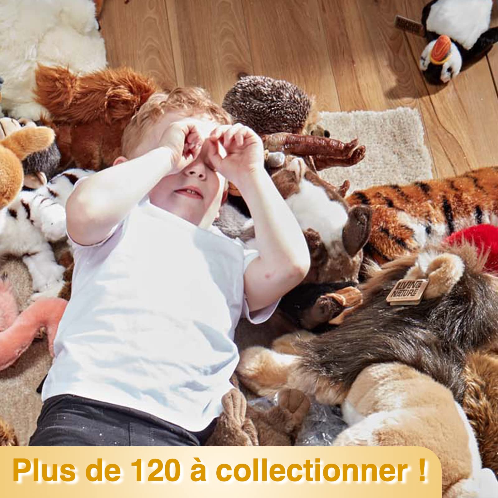 Living Nature Giant Golden Labrador - Realistic Soft Cuddly Plush Toy 17