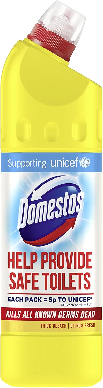 Domestos - Citrus Fresh Thick Bleach Disinfectant Cleaner