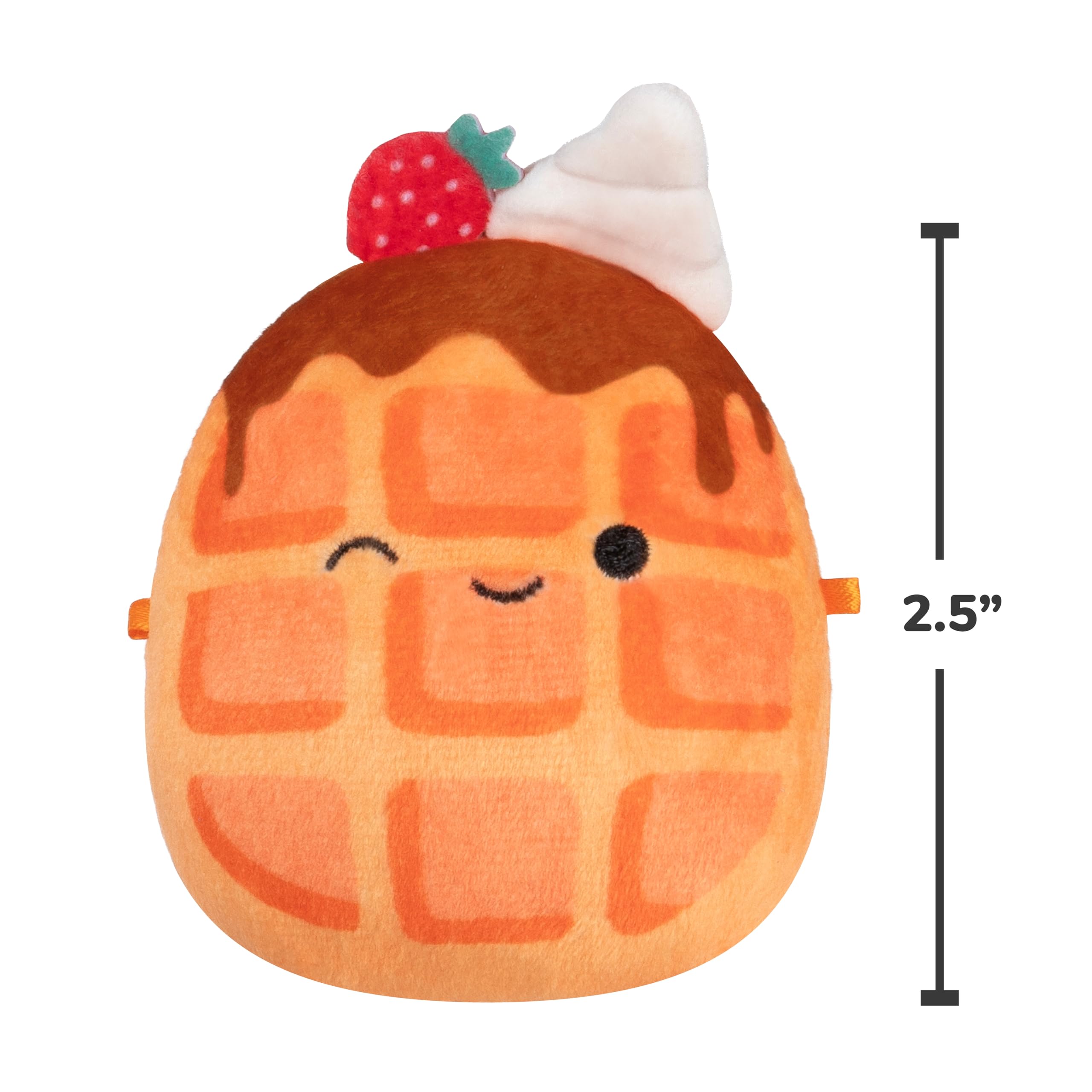 Micromallows Squishmallows 3-Pack Plush - Auggie the Cuttlefish, Zinx the Alien, Weaver the Waffle