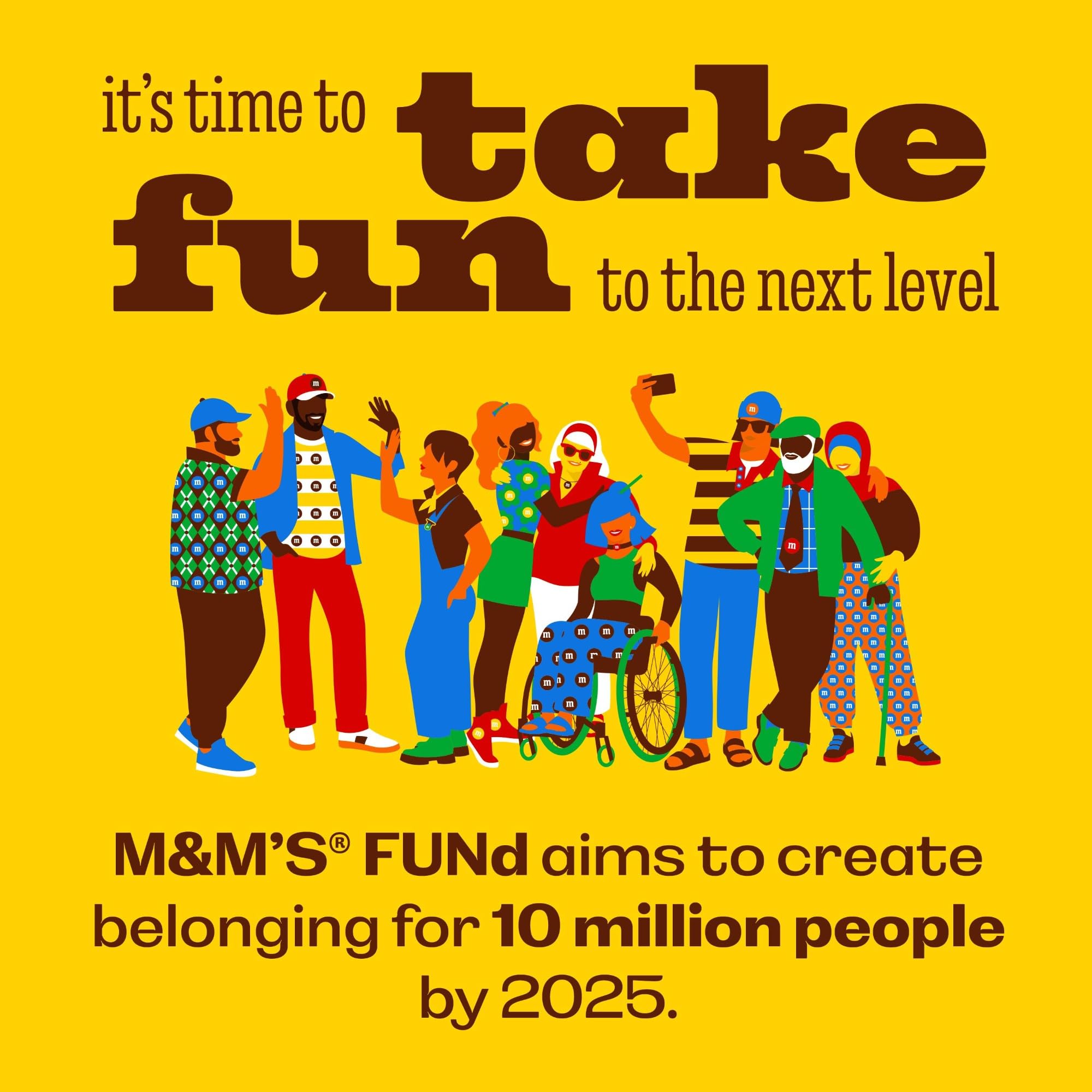 M&M's Milk Chocolate Crispy Santa 5-Pack Multipack