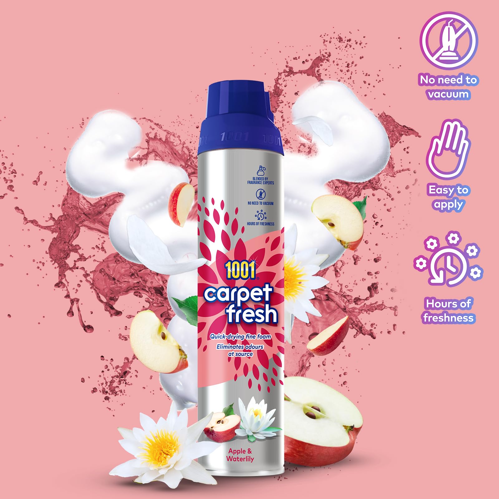 1001 Carpet Fresh Apple & Waterlily 300ml 6