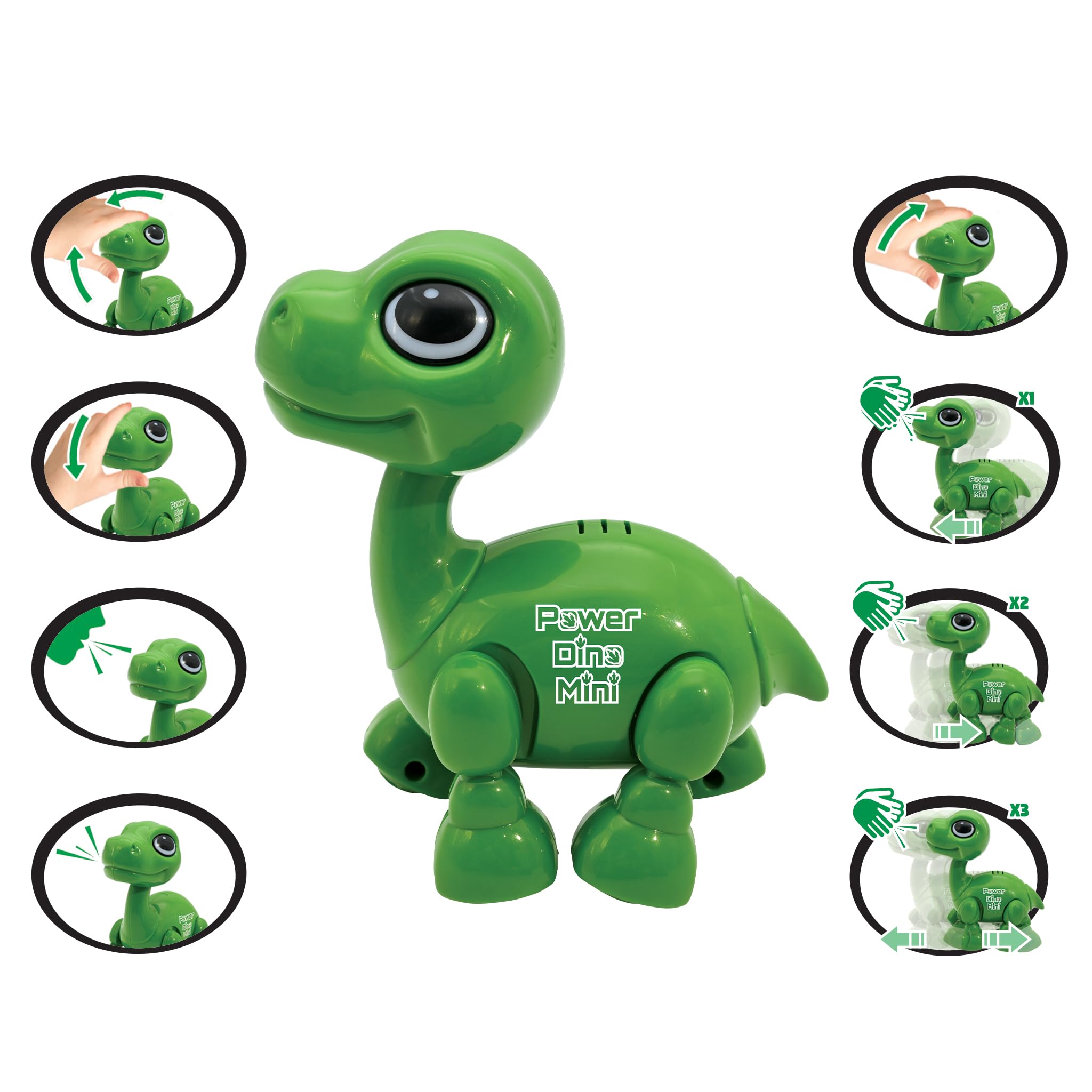 Lexibook Power Dino Mini - Interactive Dinosaur Robot with Lights, Sounds & Voice Recording - Ages 3+ 9