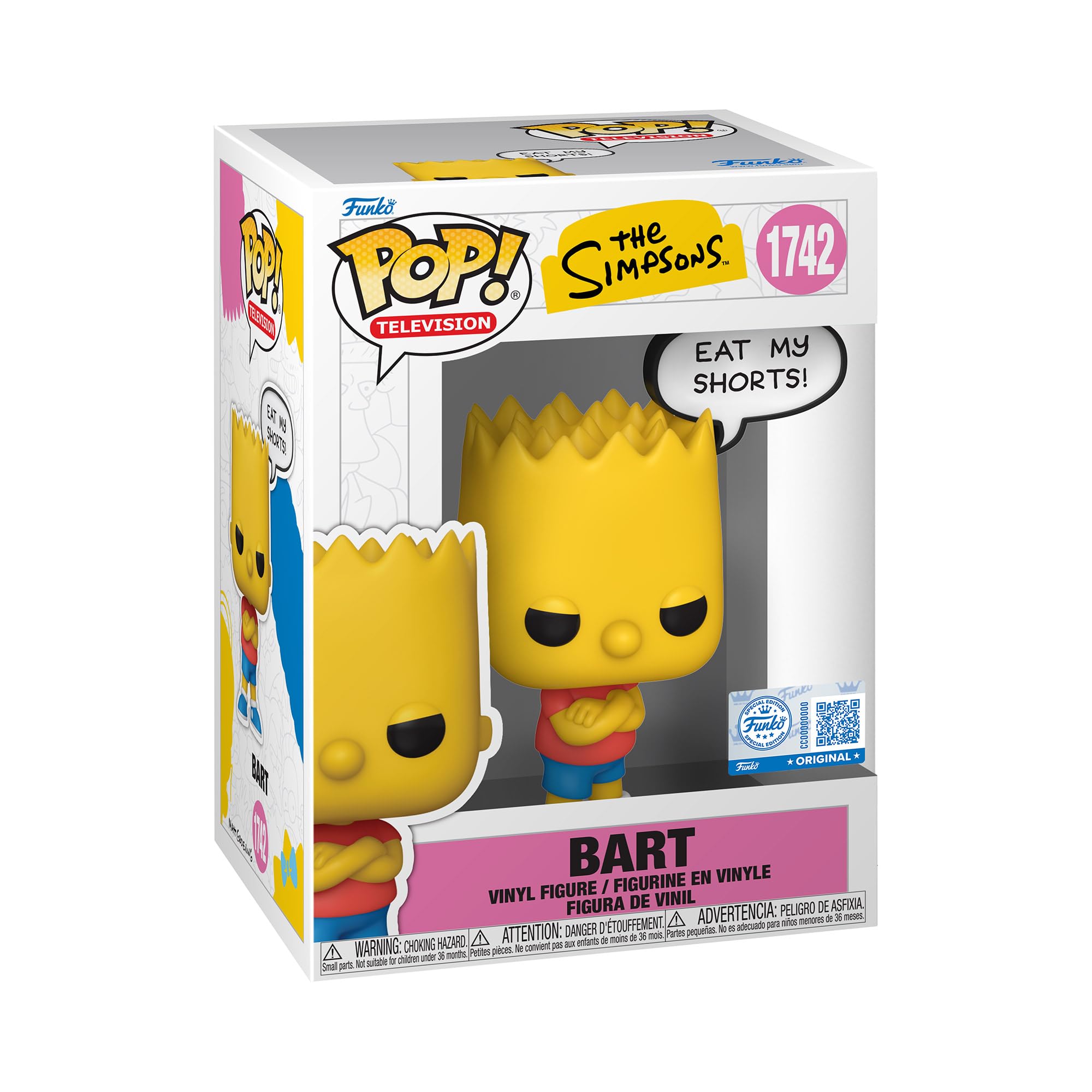 Funko Pop! Sayings: The Simpsons - Bart Simpson Vinyl Figure