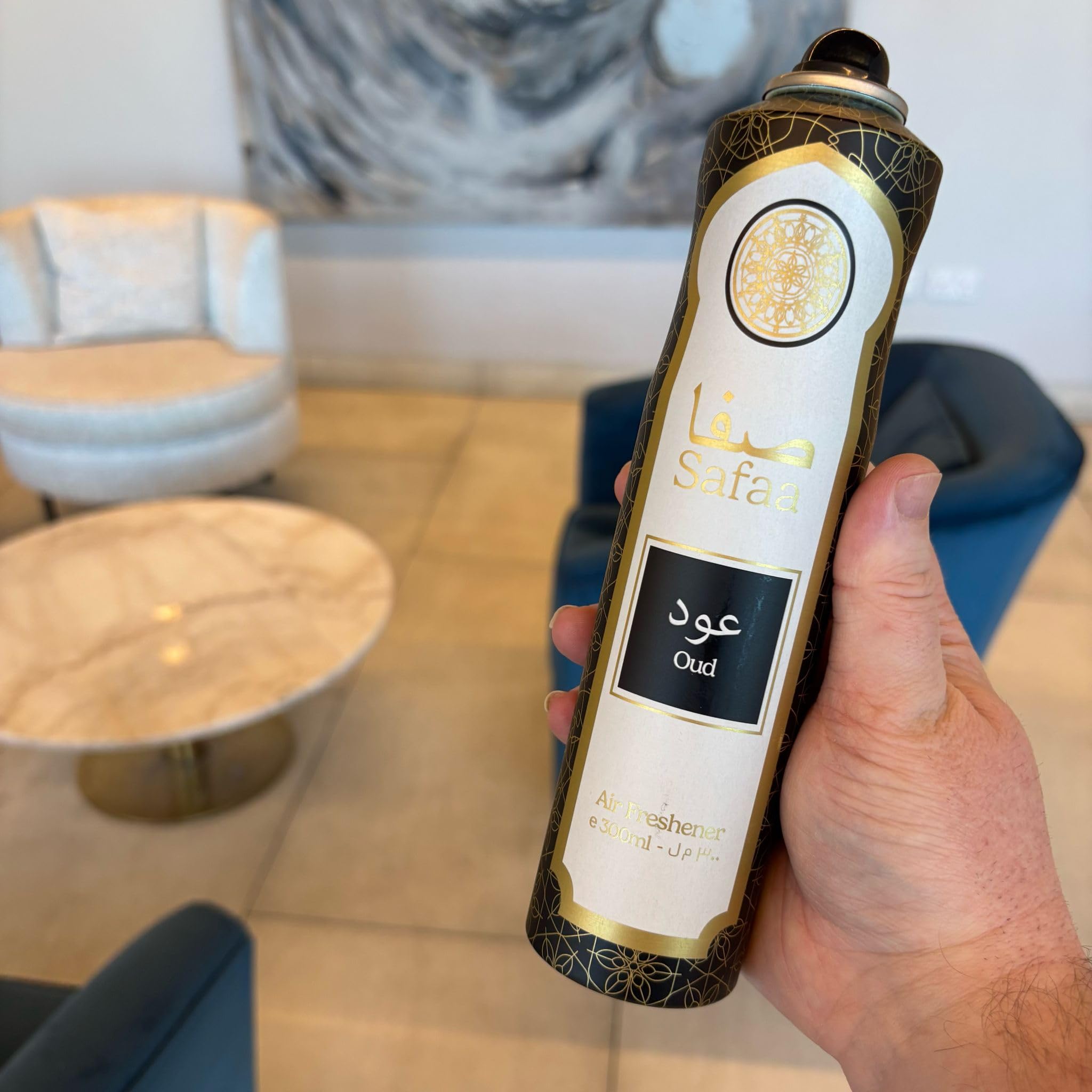 Designer Fragrances - Safaa Oud Air Freshener 3-Pack (300ml Cans)