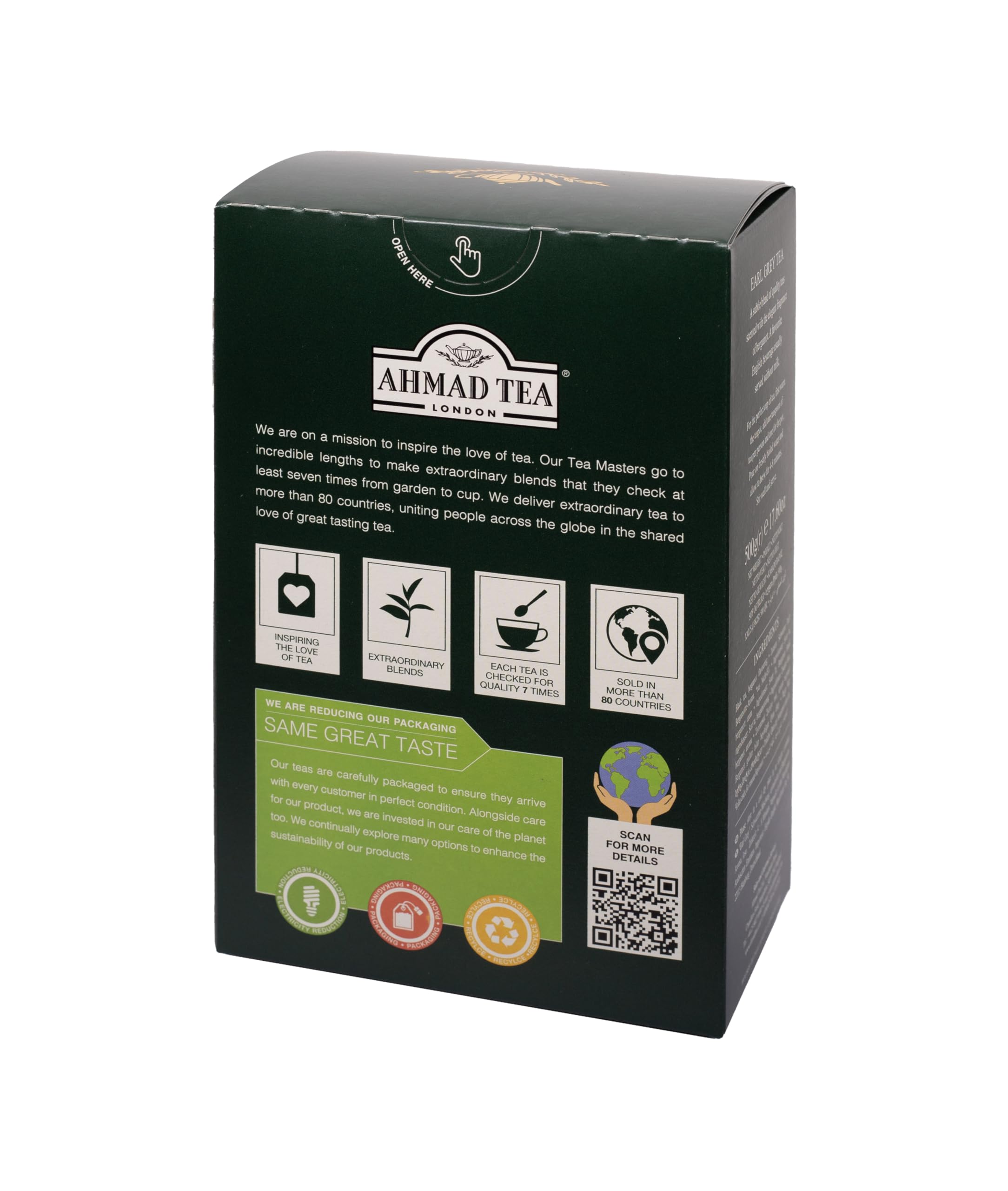 Ahmad Tea Earl Grey Loose Leaf Black Tea - 500g | Bergamot Flavoring | Relaxation Benefit 5