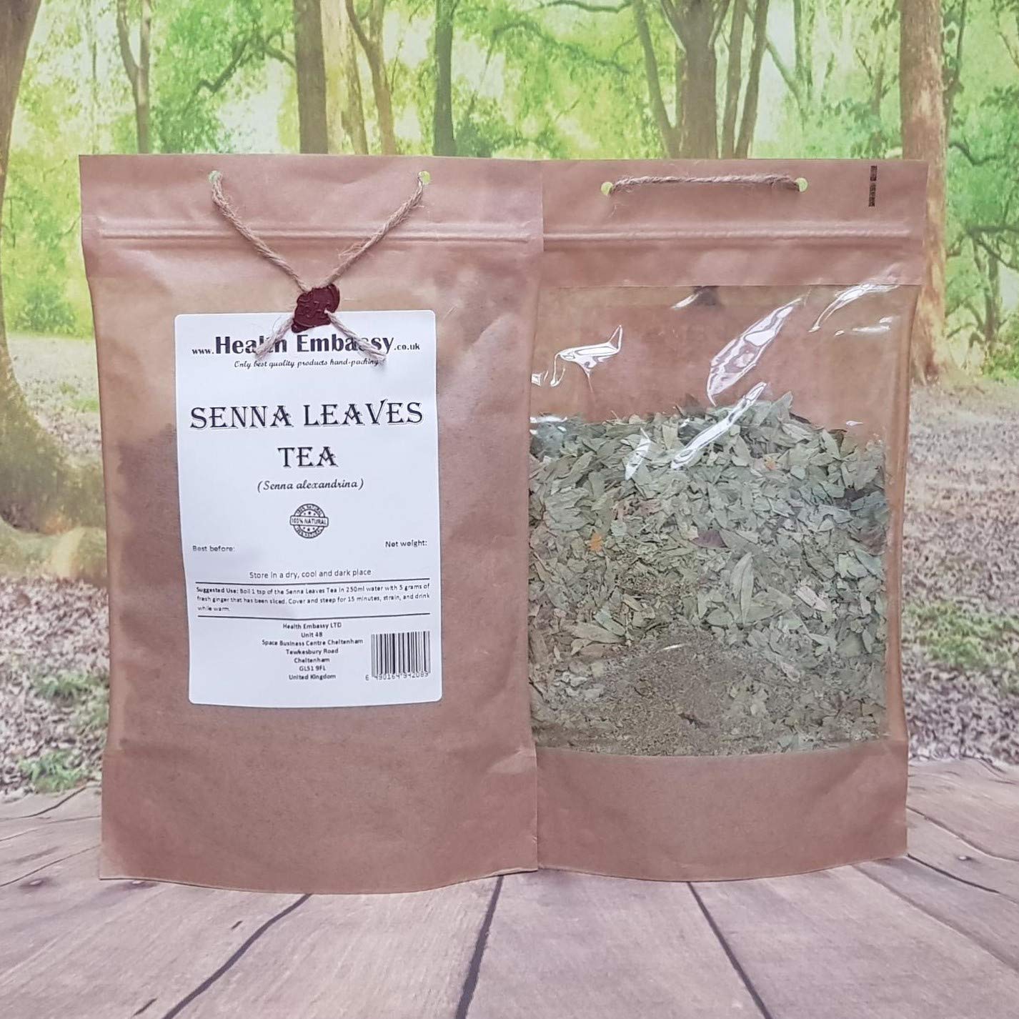 Health Embassy Senna Leaves Tea (Senna alexandrina) - 50 g Herbal Infusion