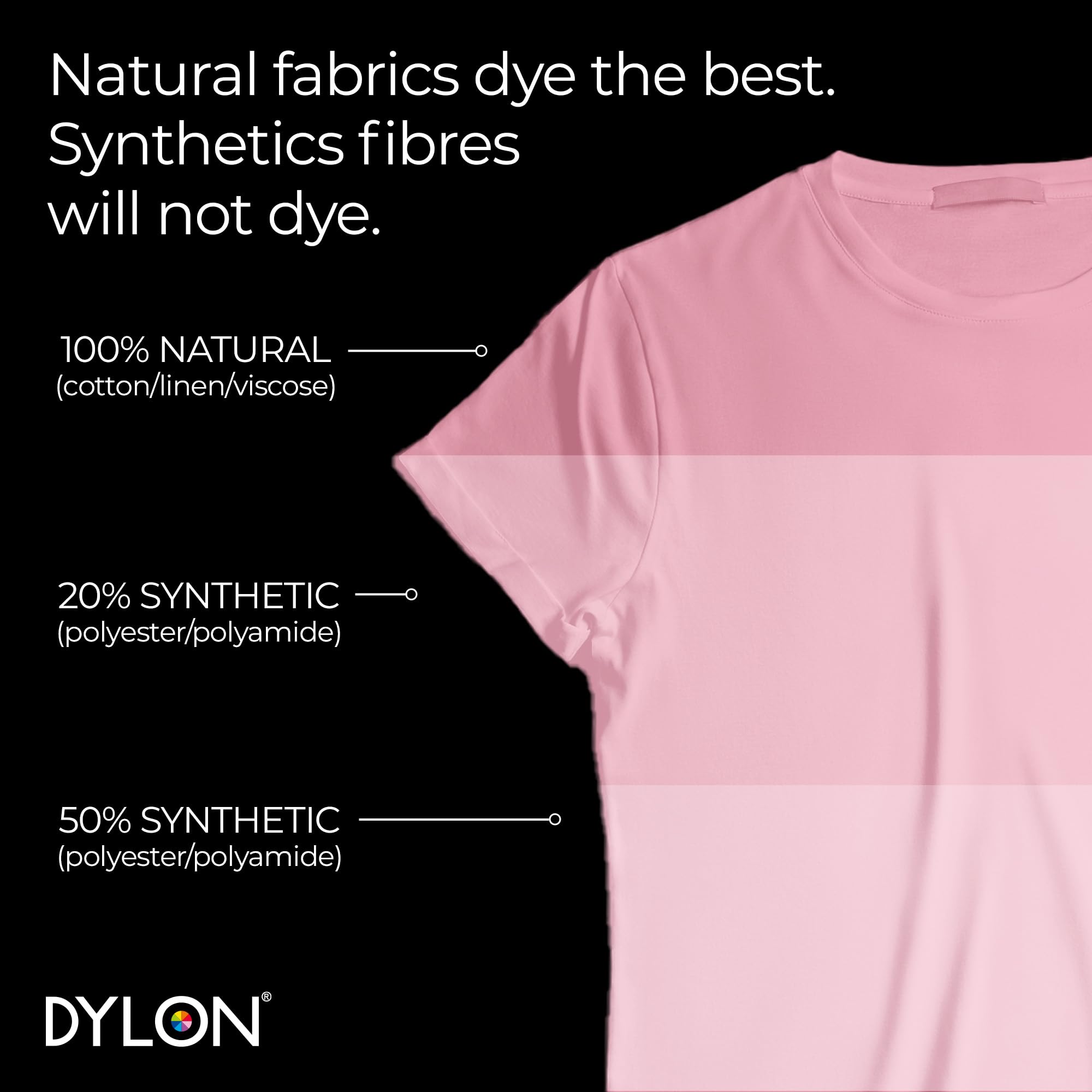 Dylon Washing Machine Fabric Dye Pod - Peony Pink, 350g