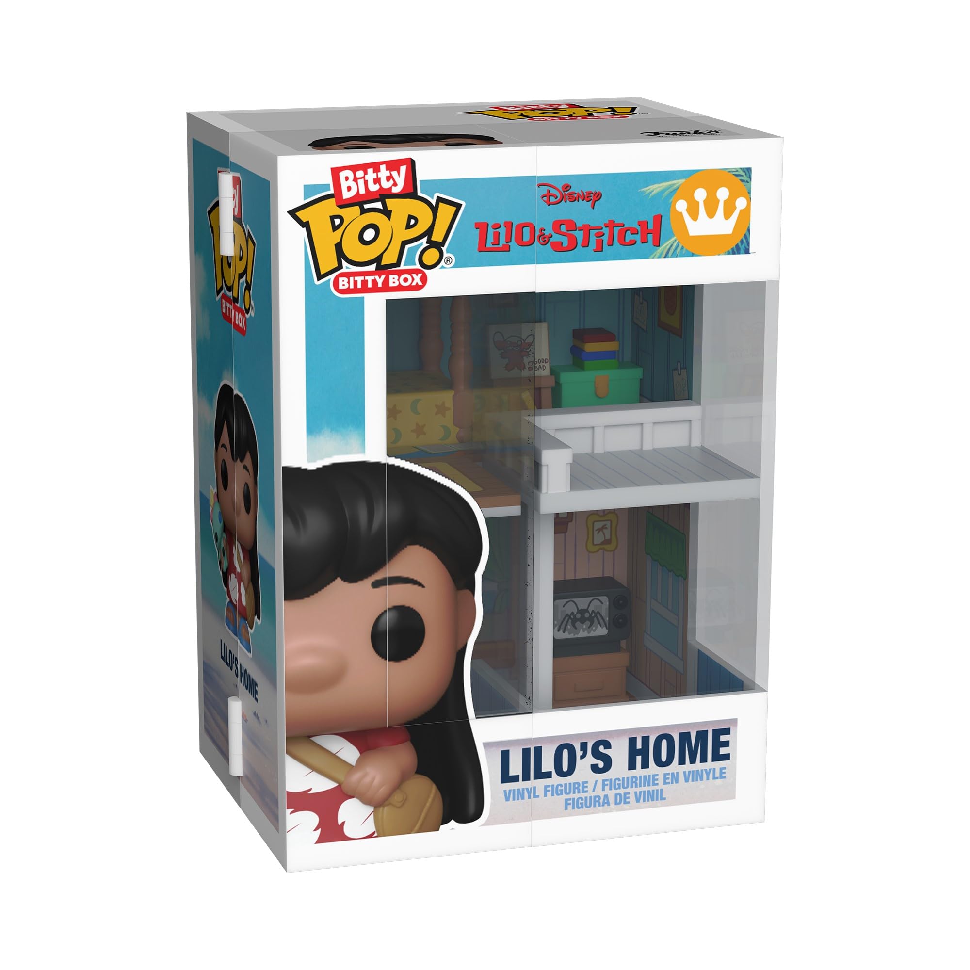 Funko Bitty Pop! Bitty Boxes: Lilo & Stitch - Lilo's Home Playset with 2 Bitty Figures 5