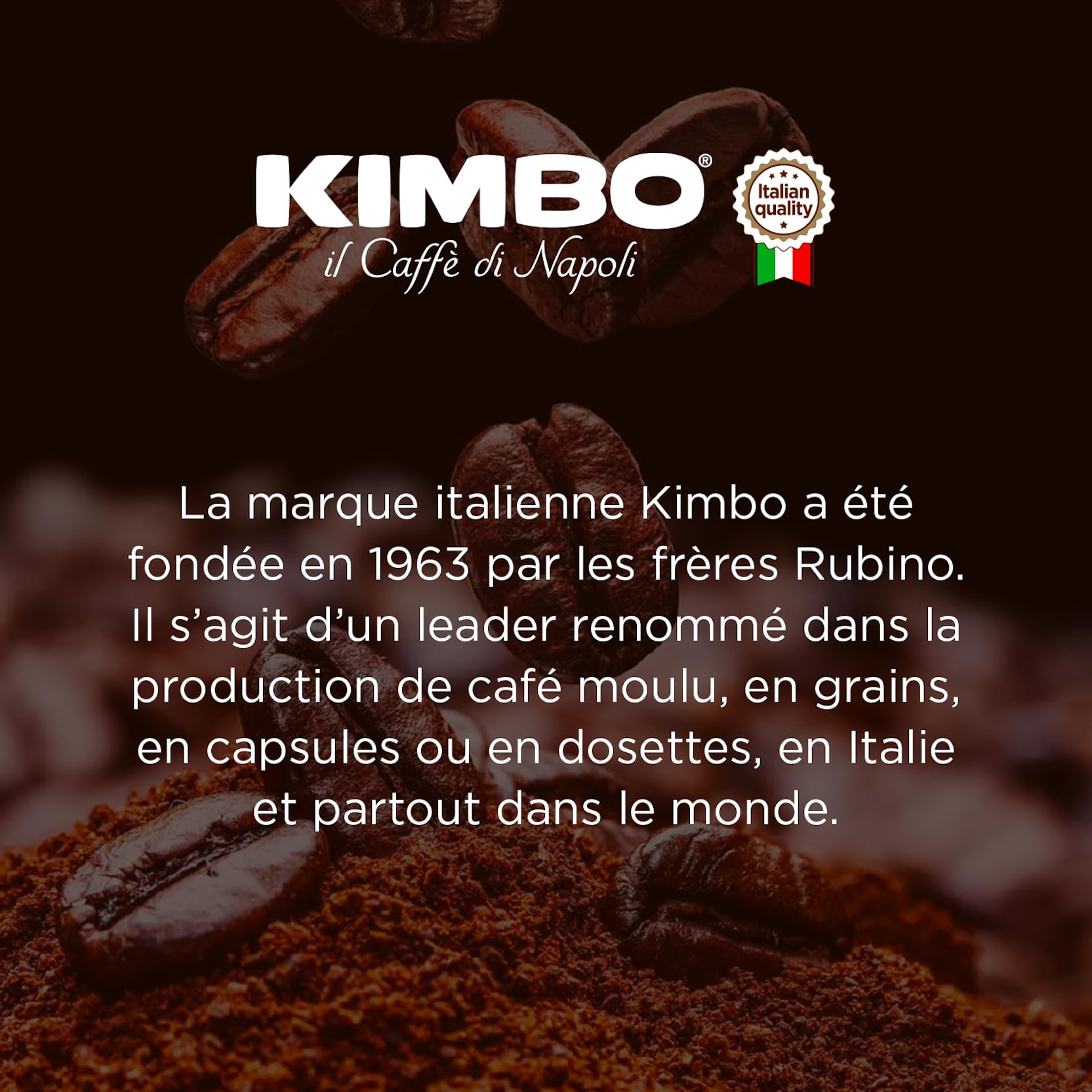 Kimbo Espresso Intenso Ganze Kaffeebohnen, Mittlere Röstung, 250g 10