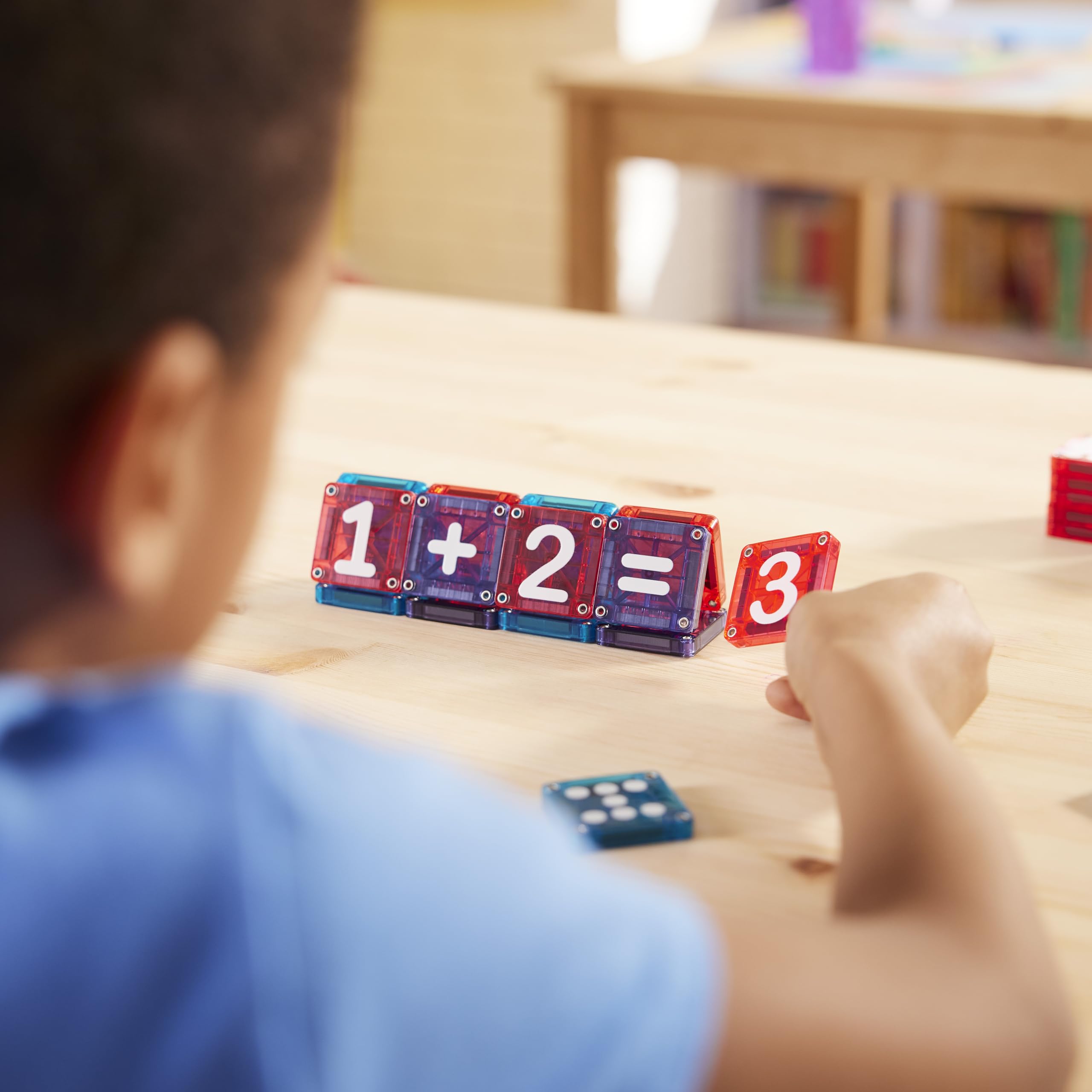Magna-Tiles microMAGS Learn Numbers 56-Piece Magnetic Building Set | Ages 3+ | Unisex Children 3