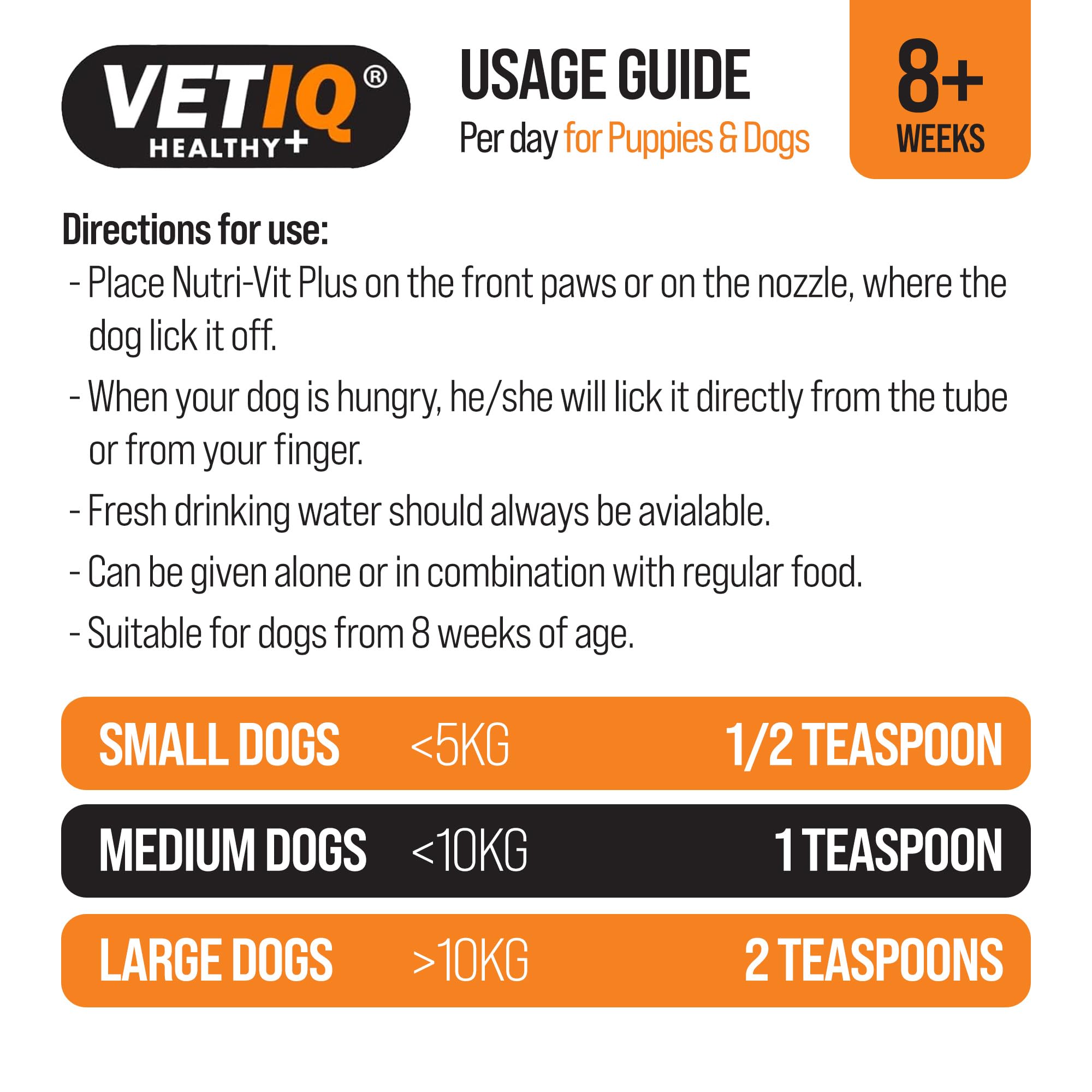 VETIQ Nutri-Vit Plus Vitamin Supplement Paste for Dogs & Puppies | 100g | Appetite Stimulant 4