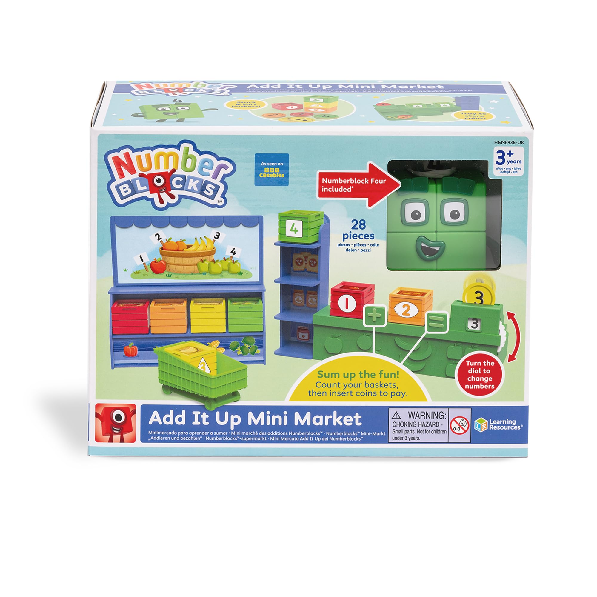 Learning Resources Numberblocks Add It Up Mini Market - Educational Role Play Toy for Ages 3+ 3