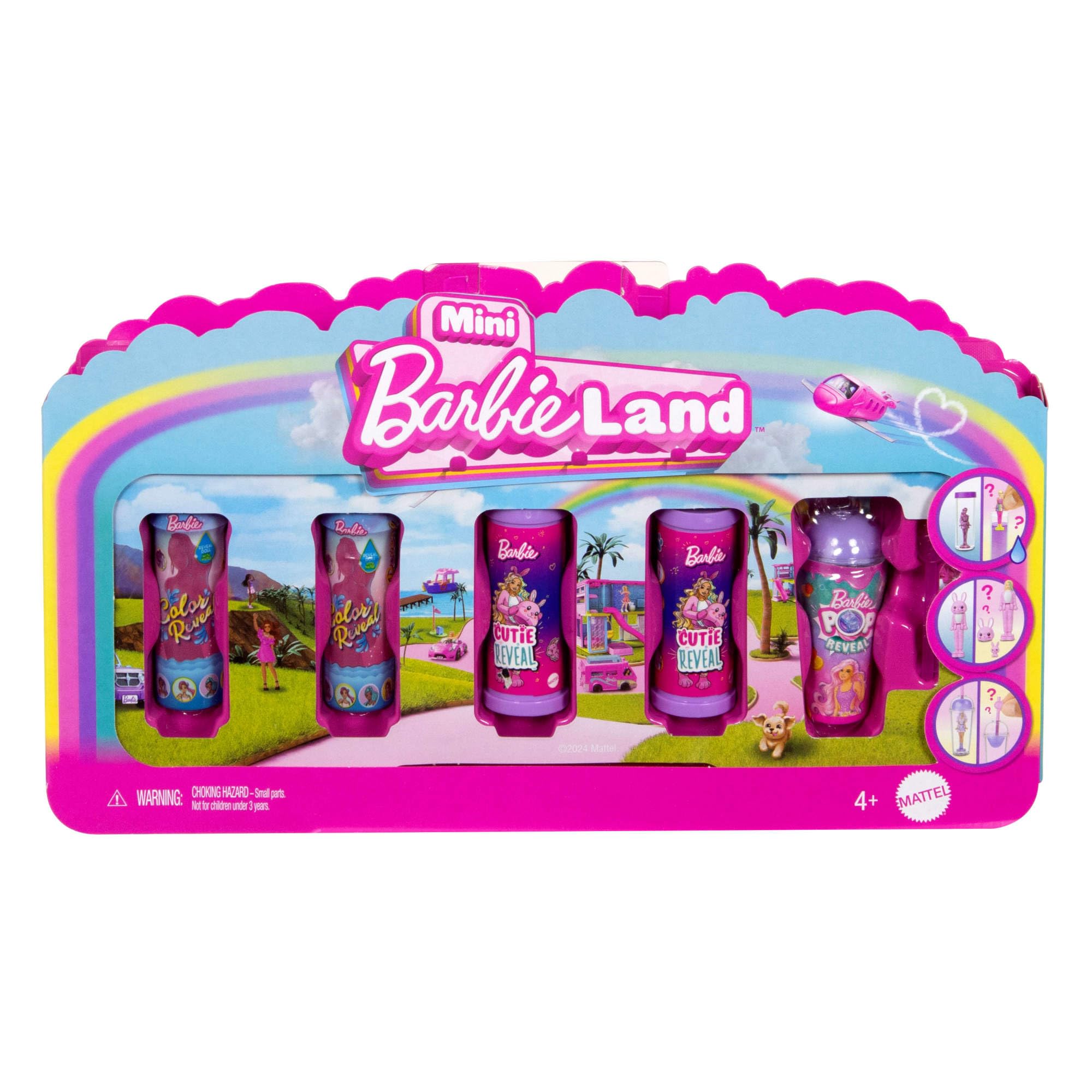 Barbie Mini BarbieLand Reveal Dolls 5-Pack - 1.5-inch Surprise Unboxing Dolls for Kids 4+ 3