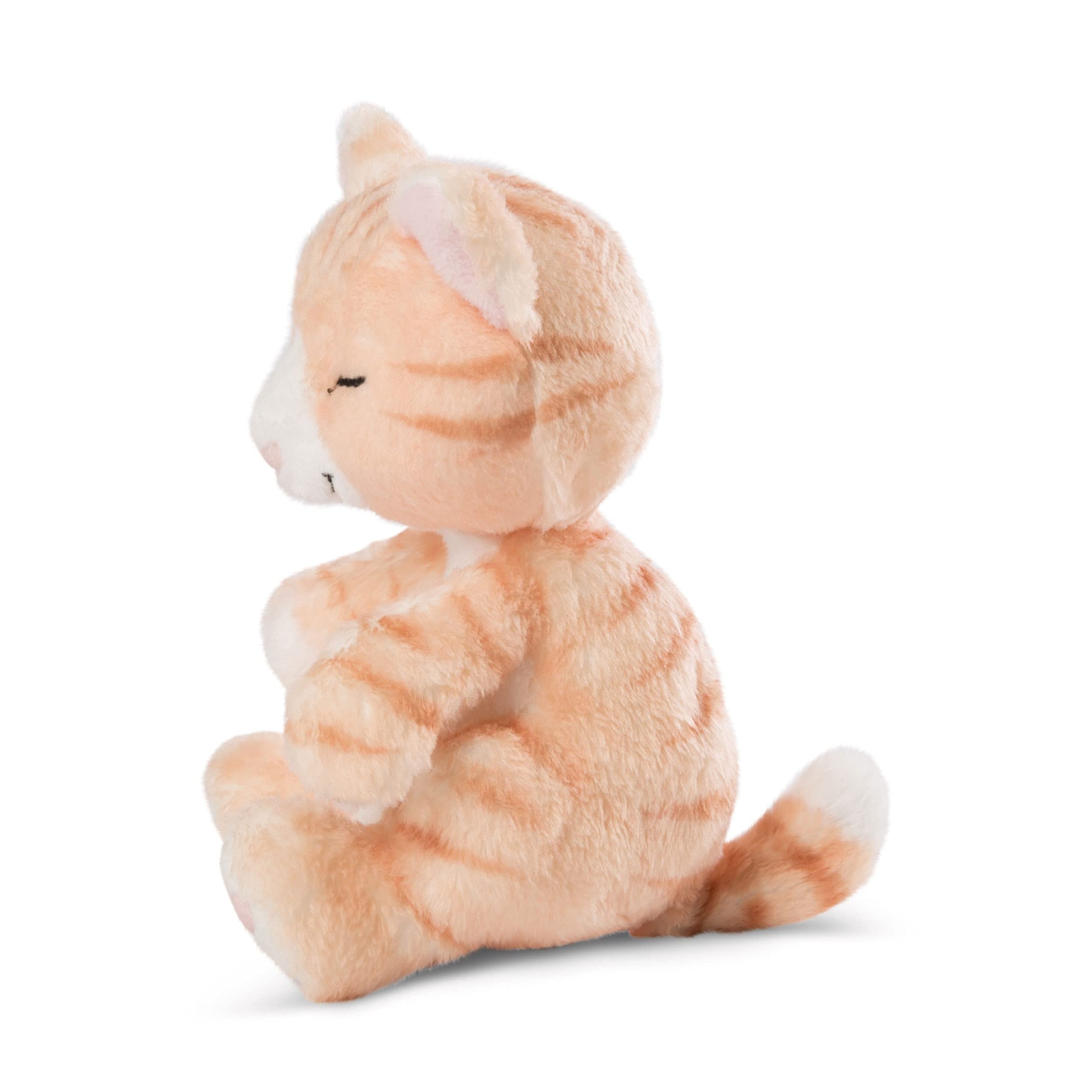 NICI Soft Toy Cat in Blue-Green Basket - Cuddly Plush Kitten for Babies & Kids 3