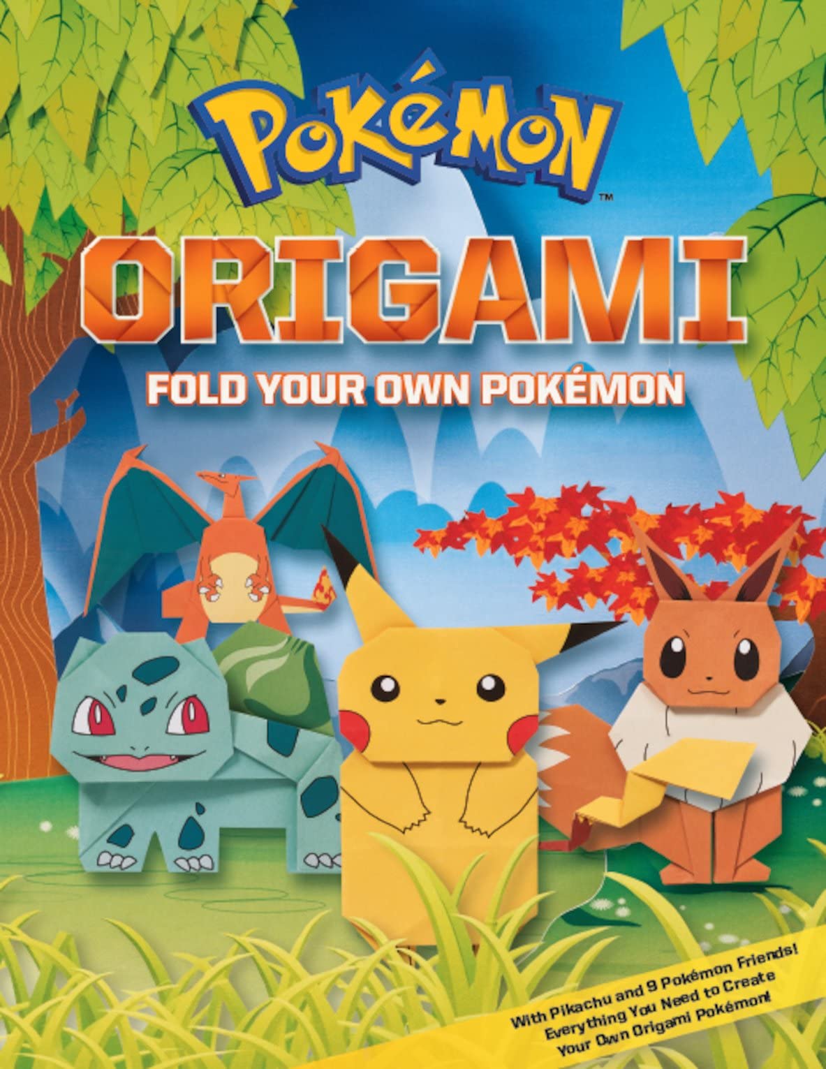 Scholastic Pokemon Origami: Fold Your Own Pokemon Activity Book | Ages 7-10 | 80 Pages