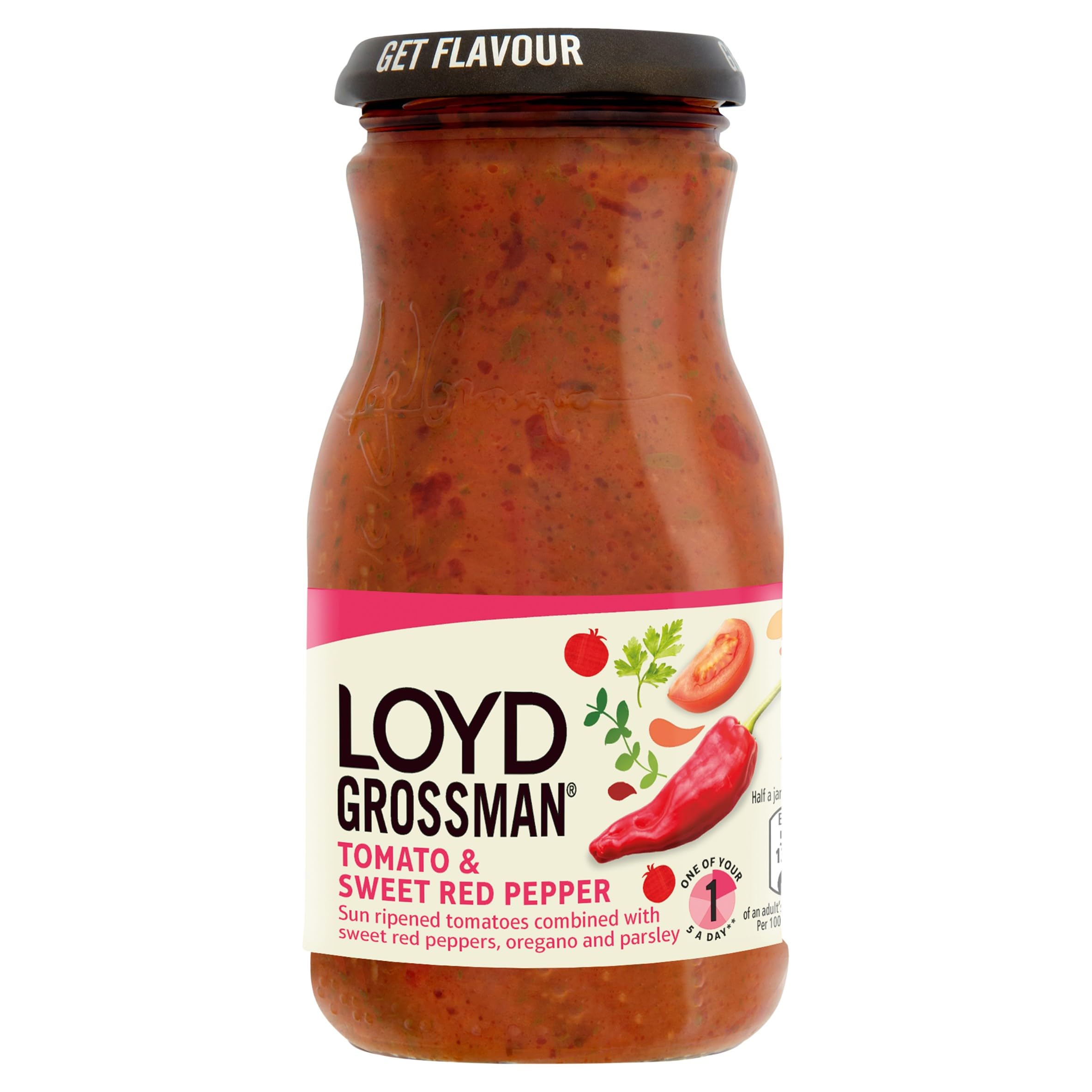 Loyd Grossman - Italian Tomato & Red Pepper Sauce Cooking Sauce 3
