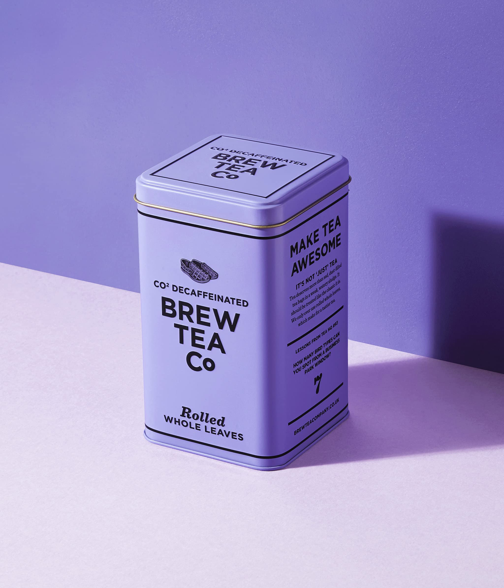 Brew Tea Co CO2 Decaffeinated Ceylon Tea - Fruity & Earthy - 150g in Classic Tin 8