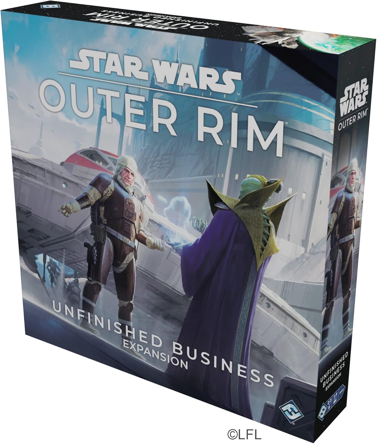 Fantasy Flight Games Star Wars Outer Rim: Unfinished Business Expansion Board Game (FFGSW07) 7