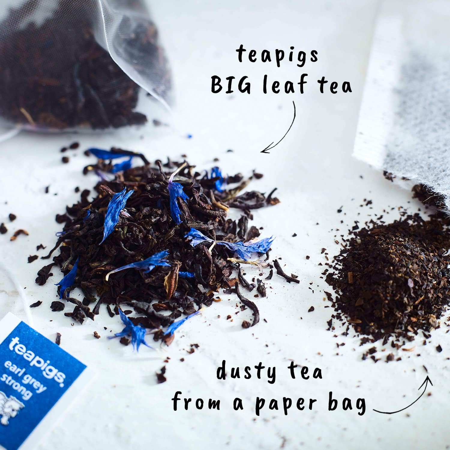 Teapigs Earl Grey Strong Loose Leaf Tea - Whole Leaf Black Tea with Bergamot & Cornflowers 5