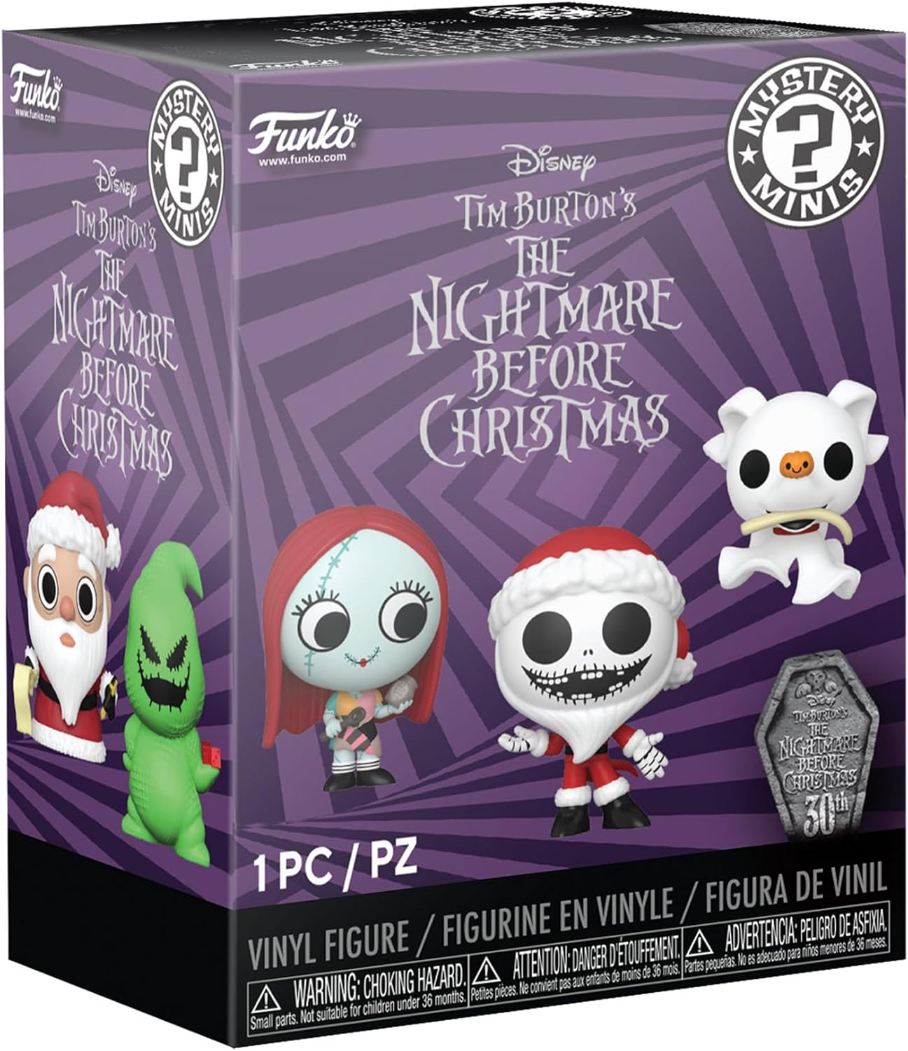 Funko Mystery Mini: Disney The Nightmare Before Christmas 30th - Zero Vinyl Figure (73079)