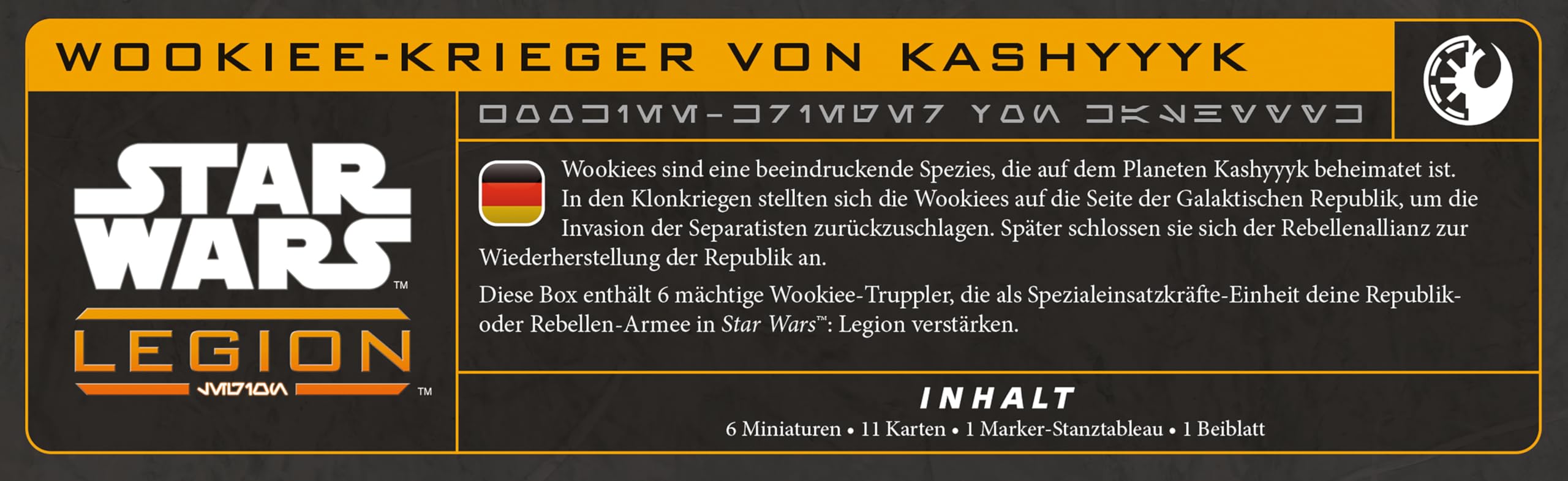 Asmodee Star Wars Legion: Kashyyyk Wookiee Warriors Miniatures Game Expansion 8