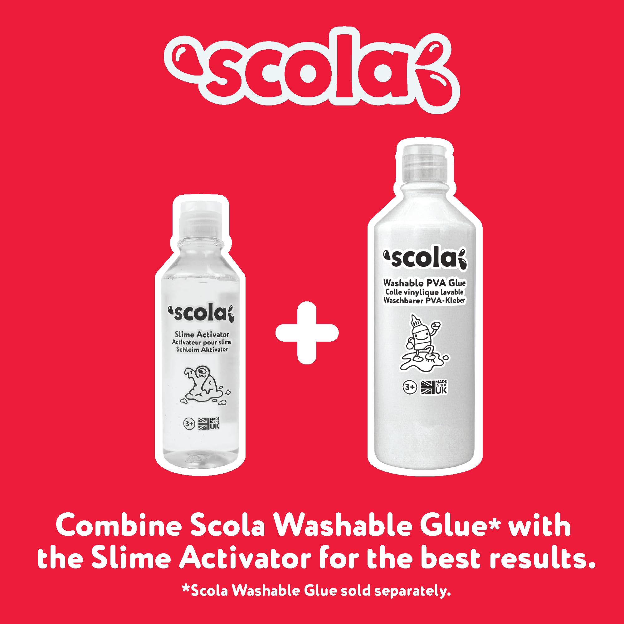 Scola Slime Activator 300ml - Easy-to-Use Slime Making Kit for Kids 3
