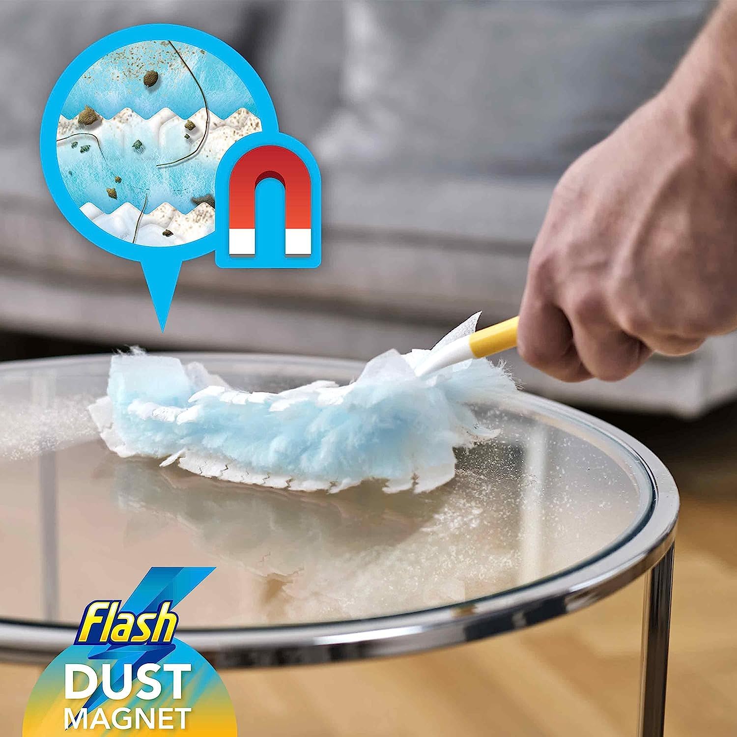 FLASH Dust Magnet Refills - Trap & Lock Dust, Hair & Allergens | 25 Count 4