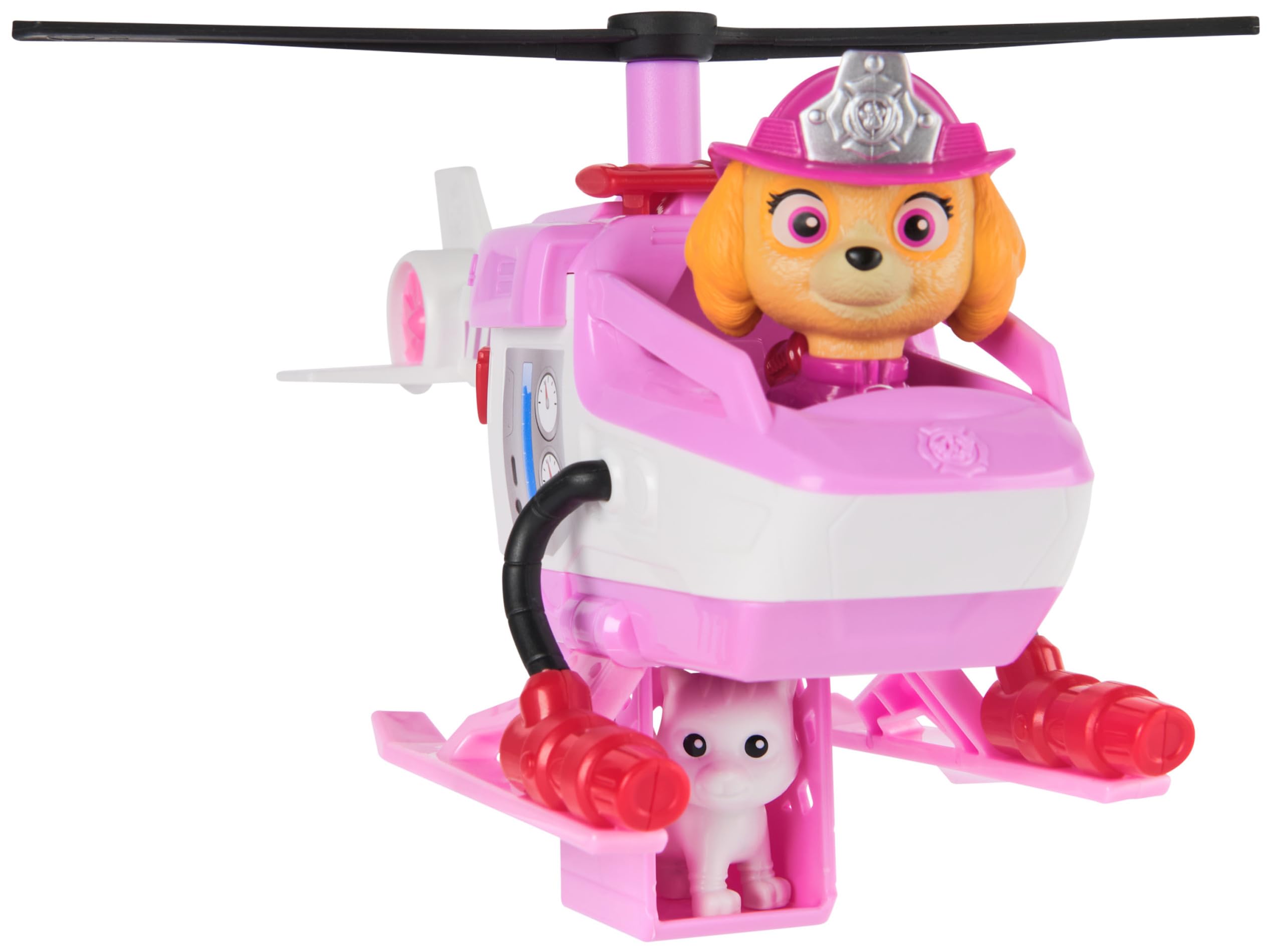 Paw Patrol Skye Rescue Fire Chopper with Action Figure - Firefighter Toy Vehicle for Kids 3+